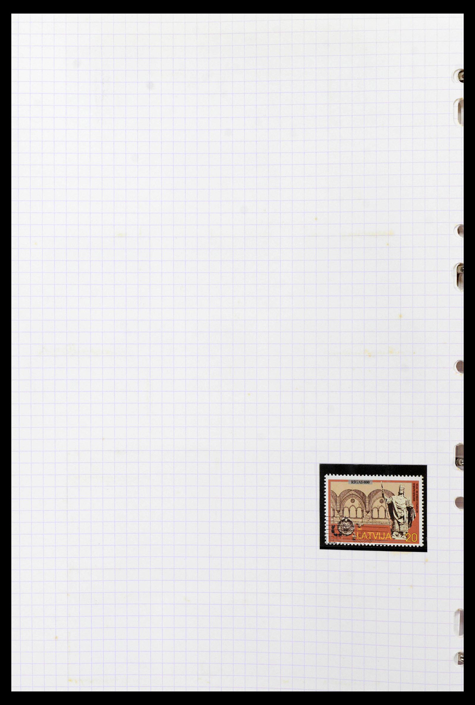 39238 0040 - Postzegelverzameling 39238 Letland 1919-2008.