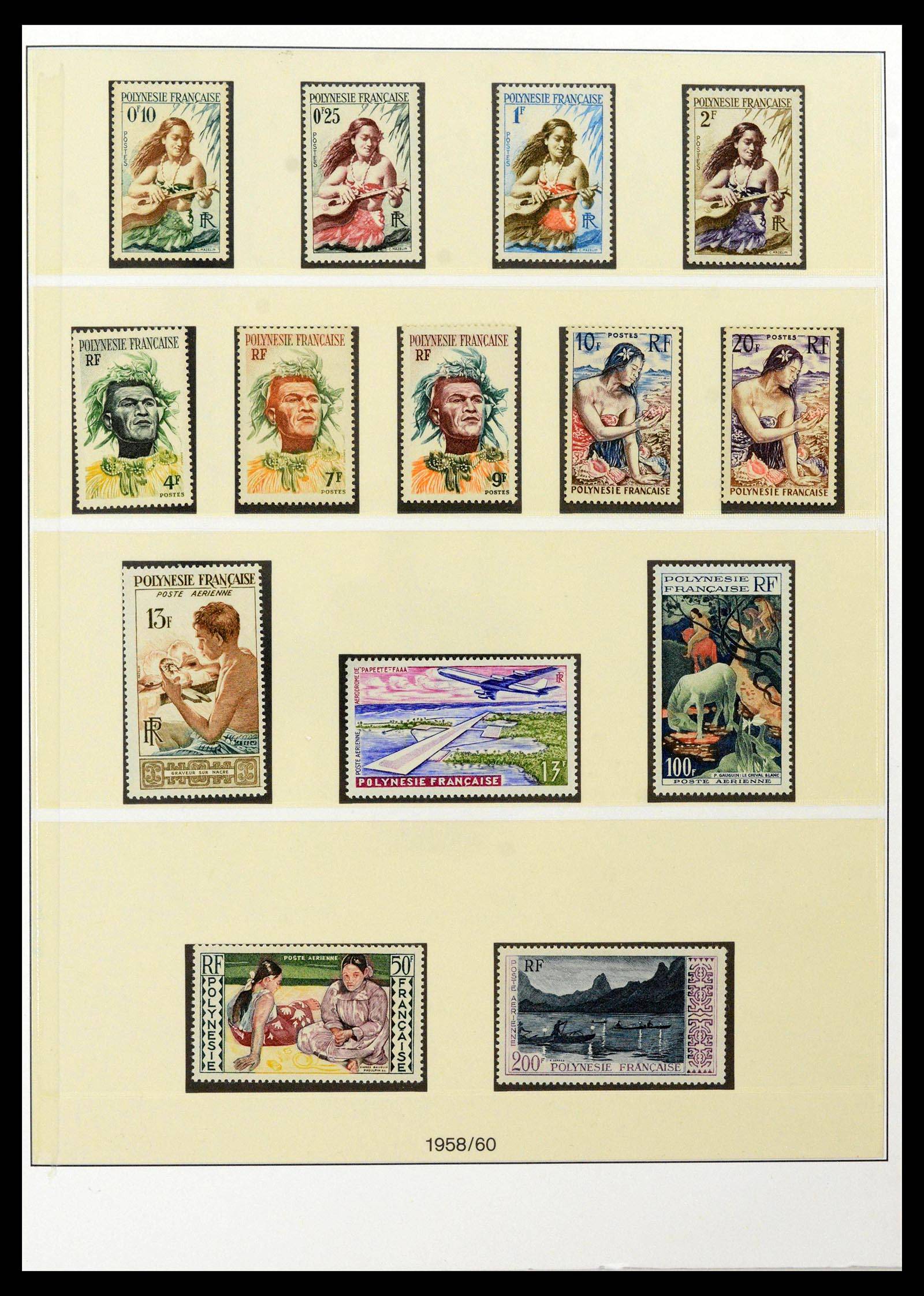 39240 0001 - Postzegelverzameling 39240 Polynesië 1958-1987.