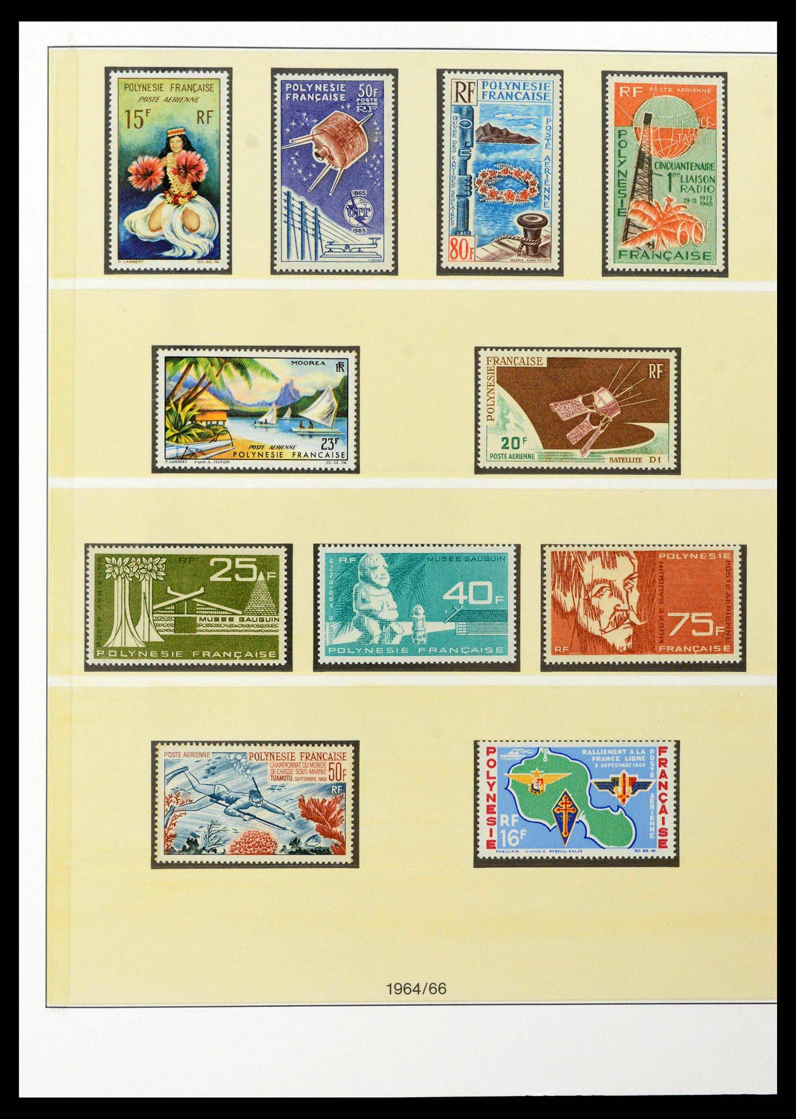 39240 0004 - Postzegelverzameling 39240 Polynesië 1958-1987.
