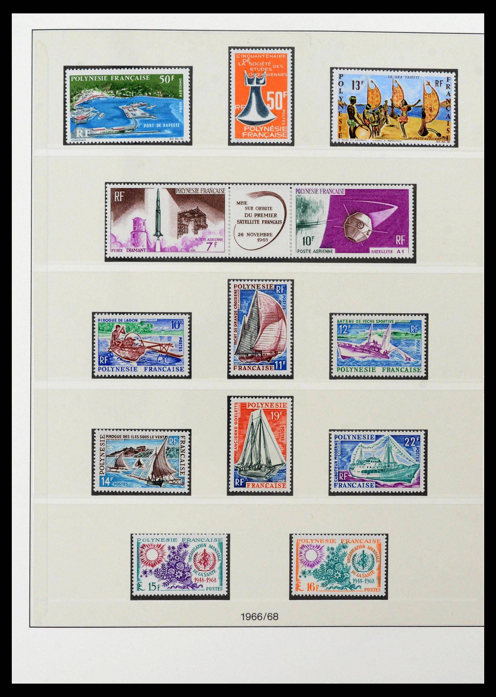 39240 0005 - Postzegelverzameling 39240 Polynesië 1958-1987.