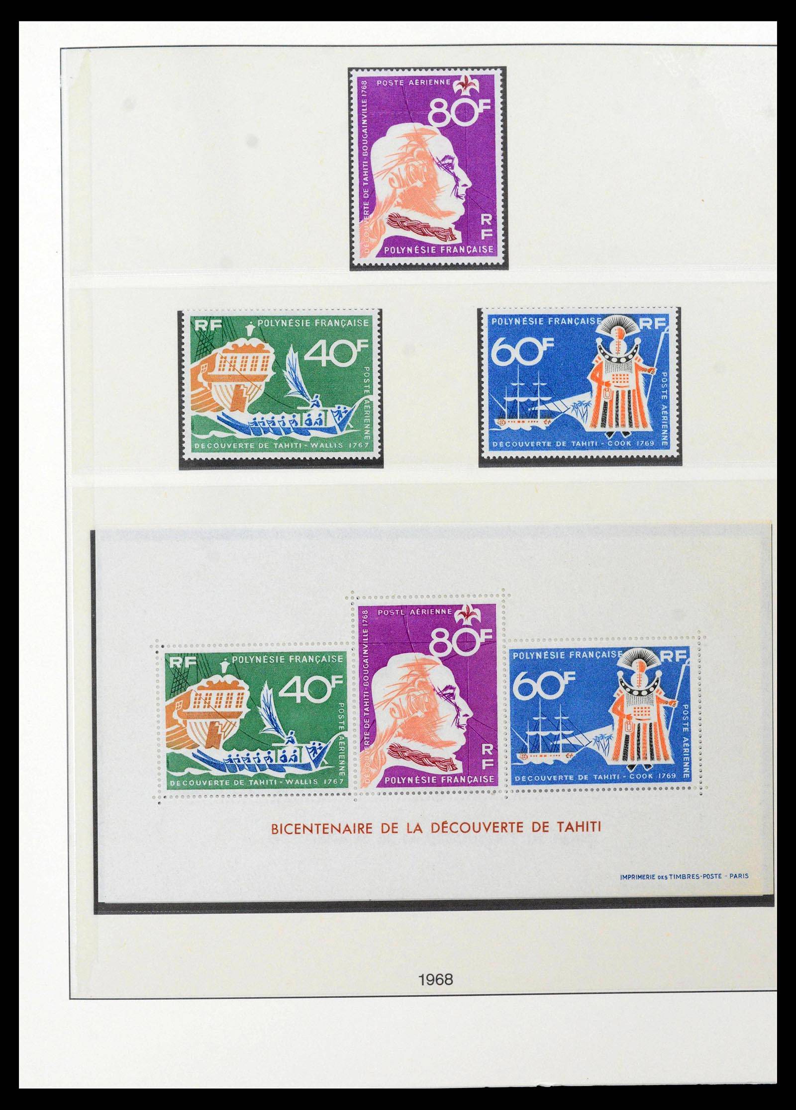 39240 0008 - Postzegelverzameling 39240 Polynesië 1958-1987.