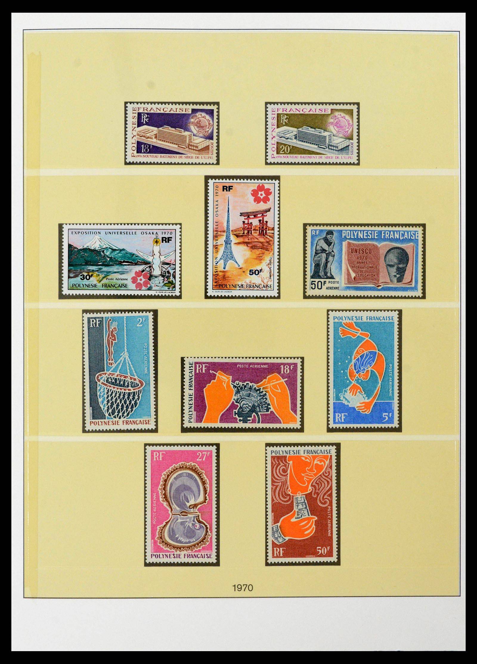 39240 0010 - Postzegelverzameling 39240 Polynesië 1958-1987.