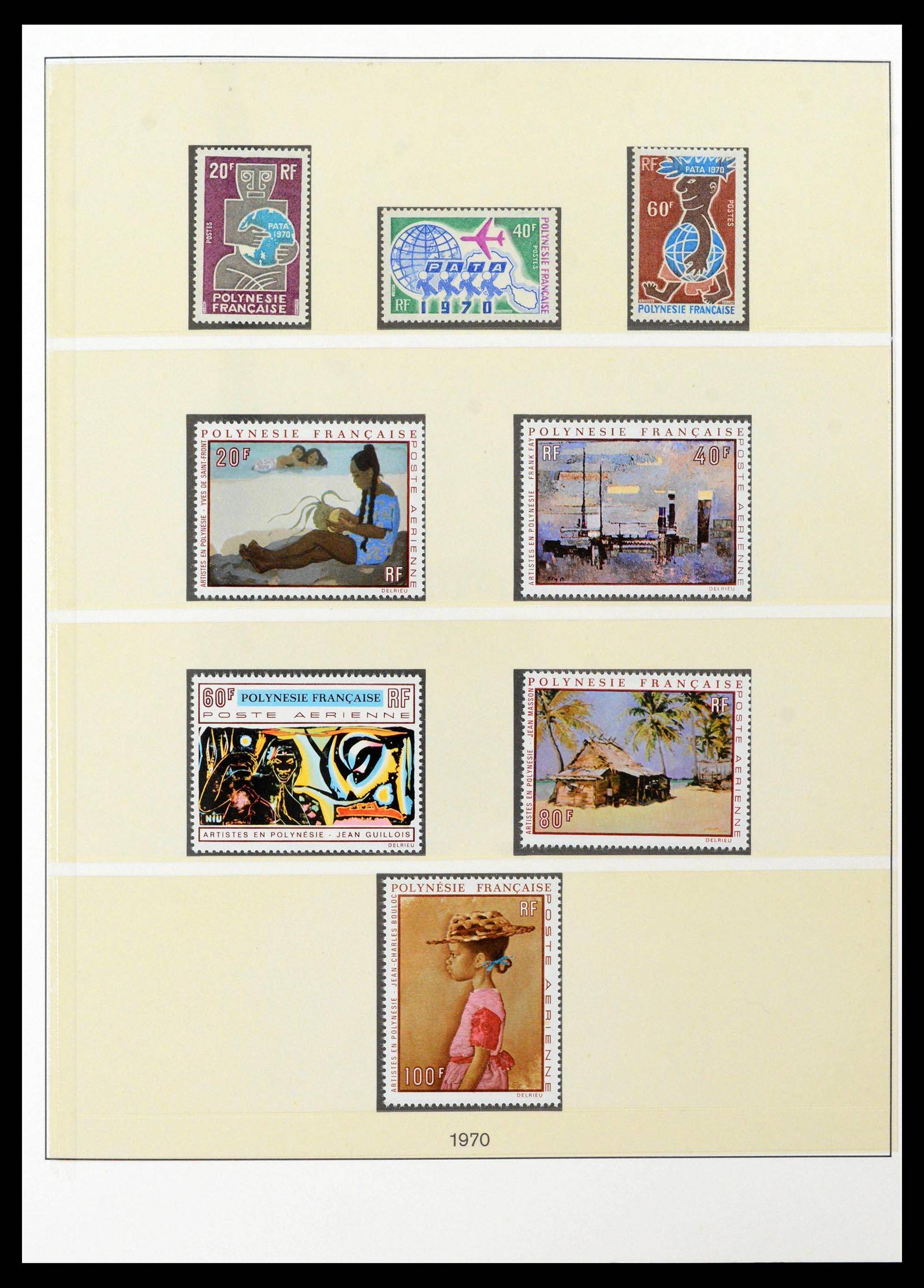 39240 0011 - Postzegelverzameling 39240 Polynesië 1958-1987.