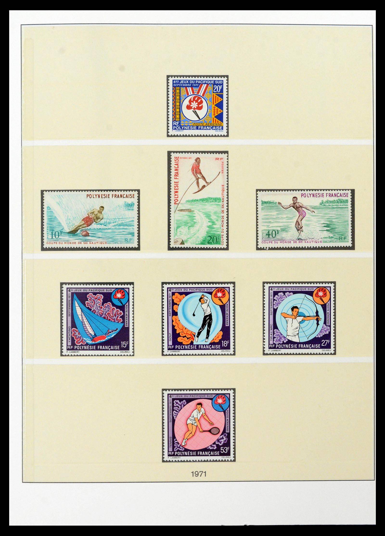39240 0013 - Postzegelverzameling 39240 Polynesië 1958-1987.