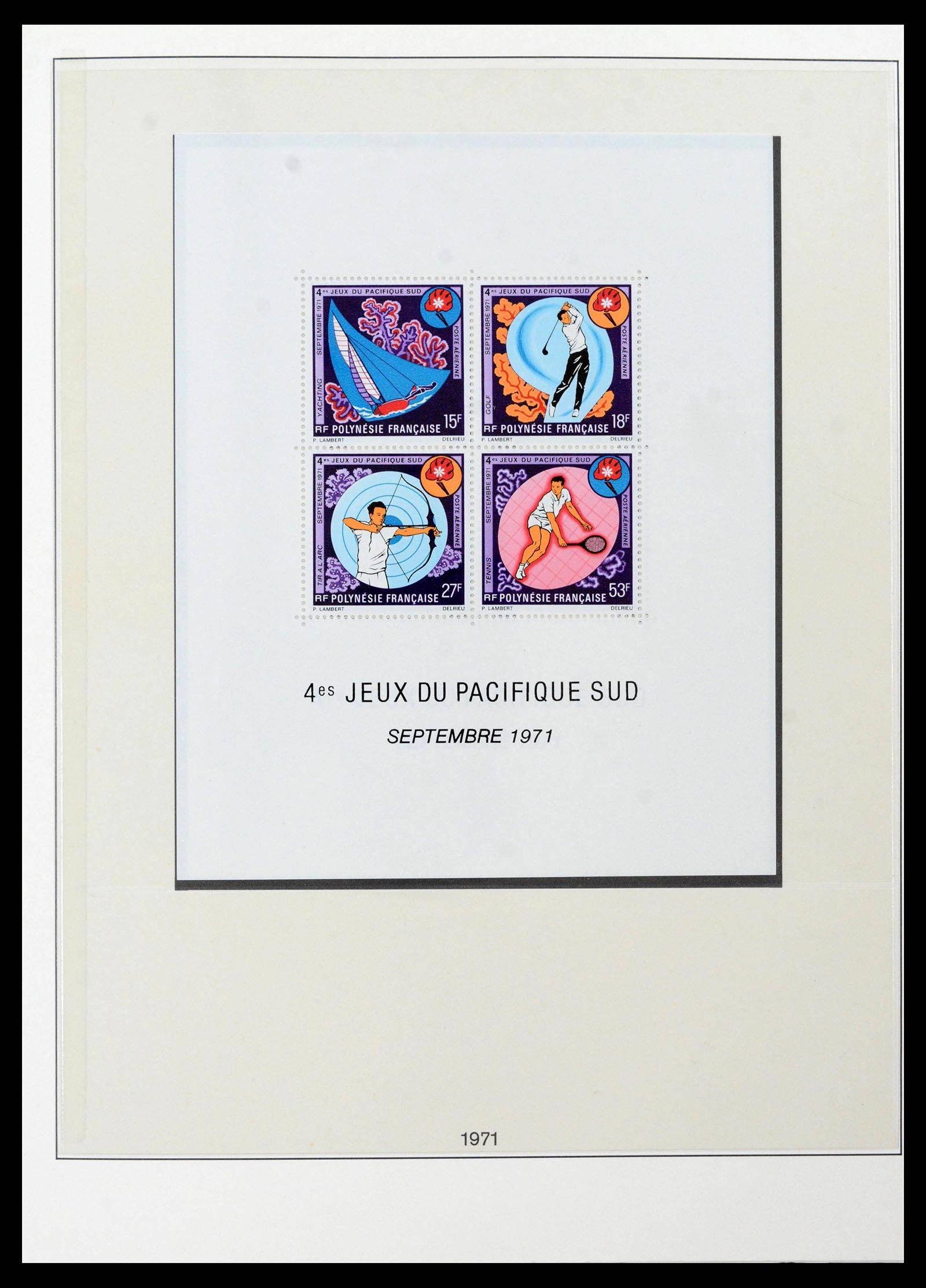 39240 0014 - Postzegelverzameling 39240 Polynesië 1958-1987.