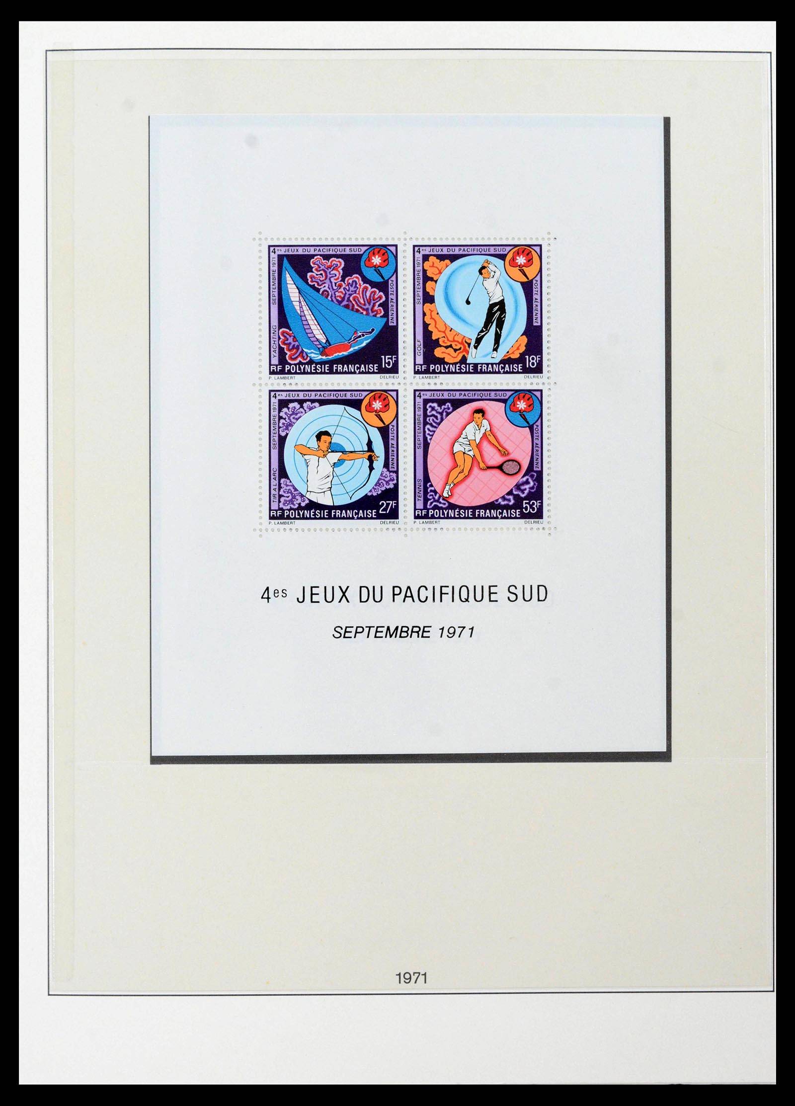 39240 0014 - Postzegelverzameling 39240 Polynesië 1958-1987.