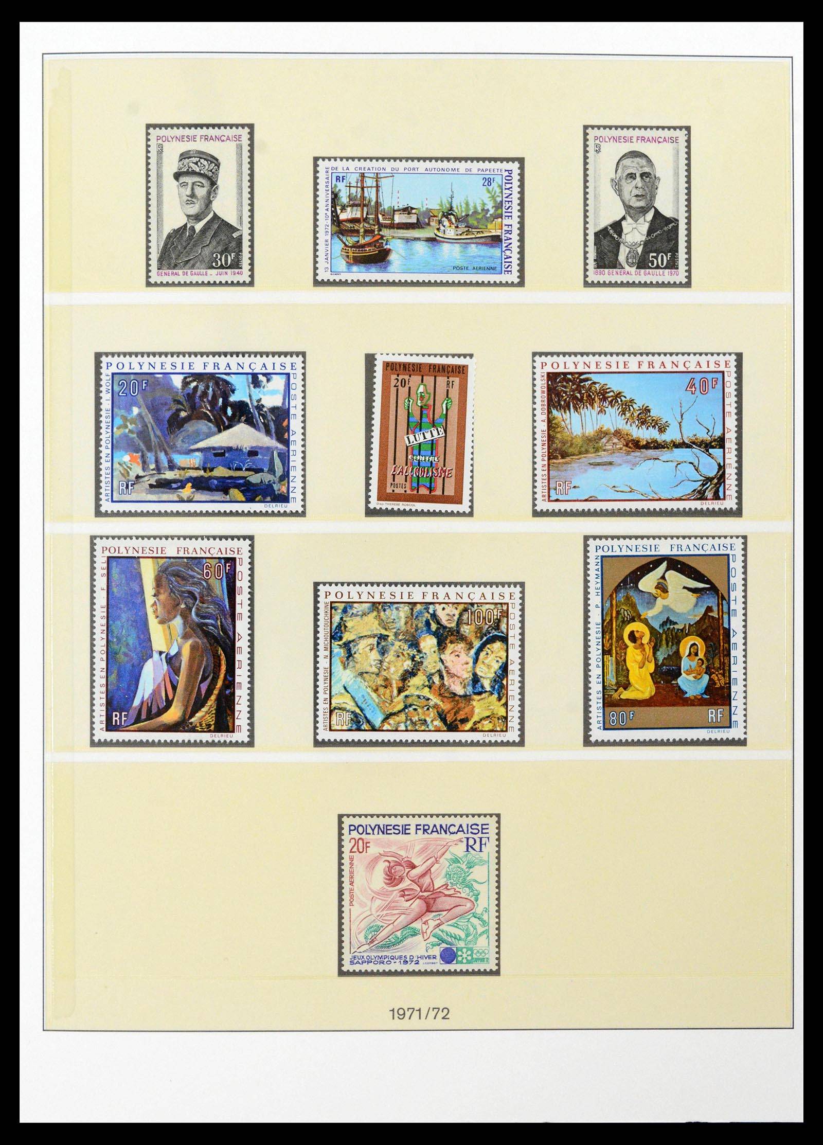 39240 0015 - Postzegelverzameling 39240 Polynesië 1958-1987.