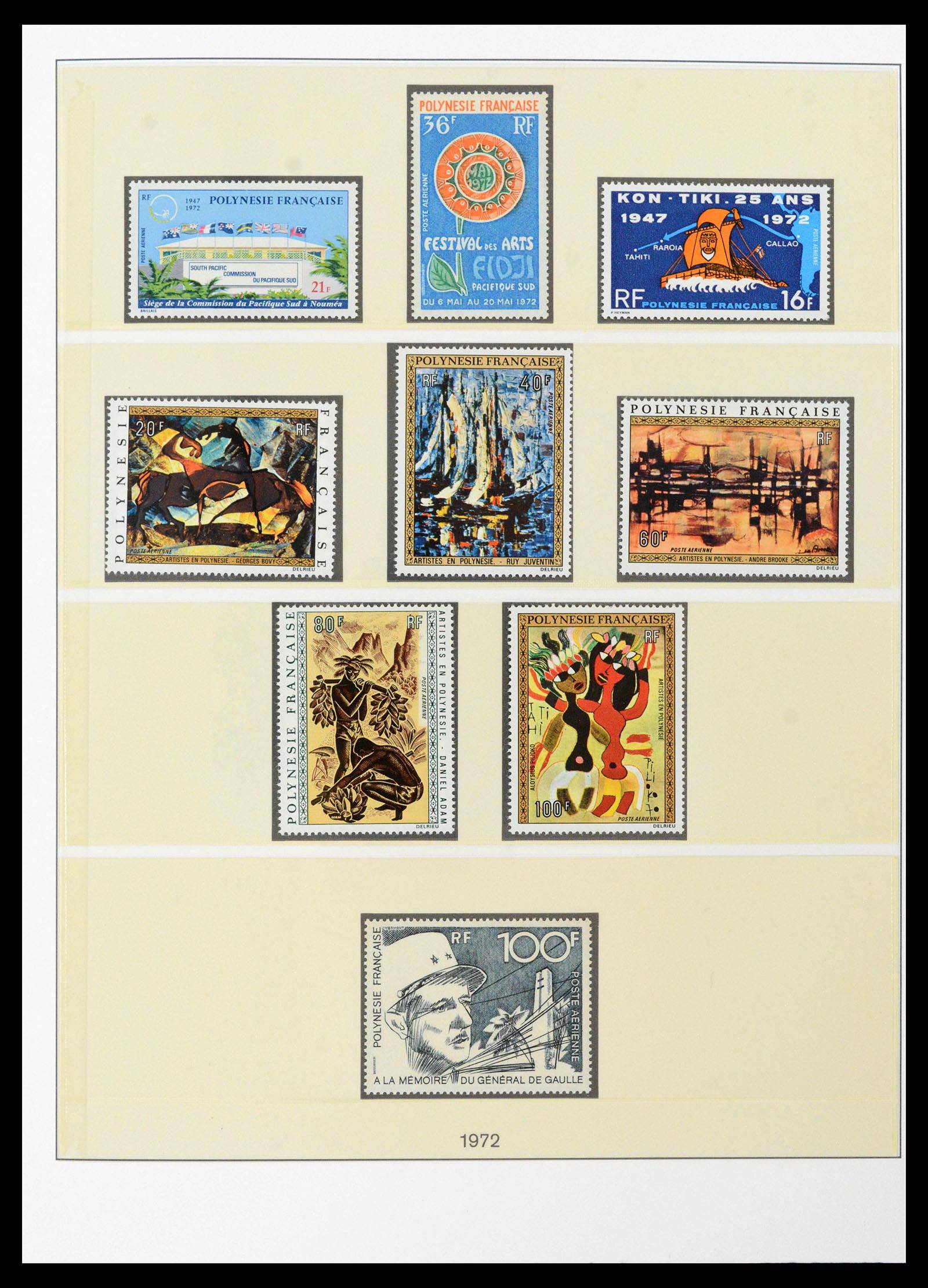 39240 0016 - Postzegelverzameling 39240 Polynesië 1958-1987.