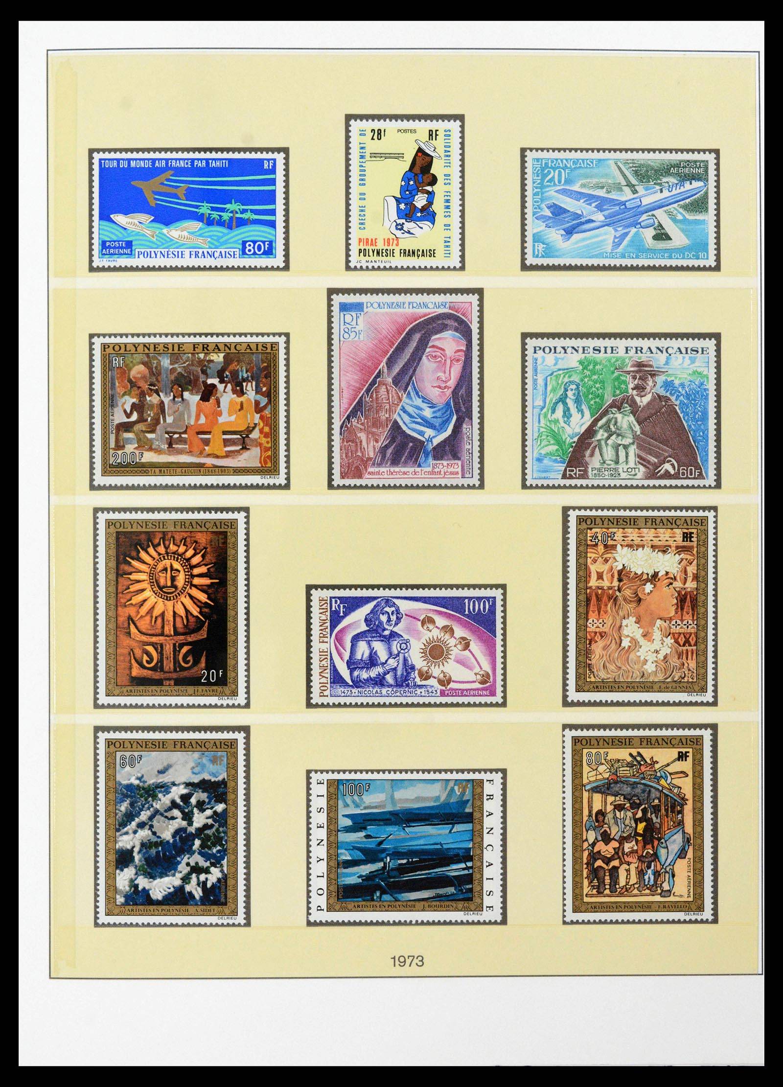 39240 0017 - Postzegelverzameling 39240 Polynesië 1958-1987.