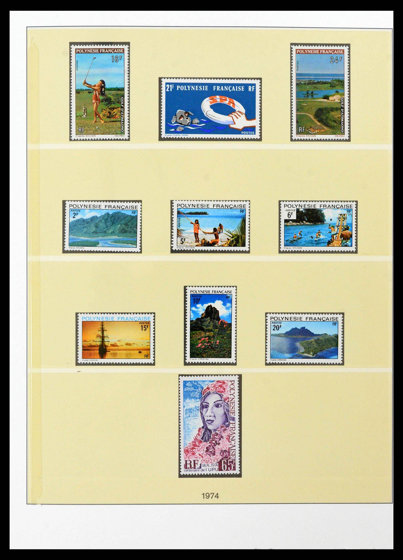 39240 0018 - Postzegelverzameling 39240 Polynesië 1958-1987.