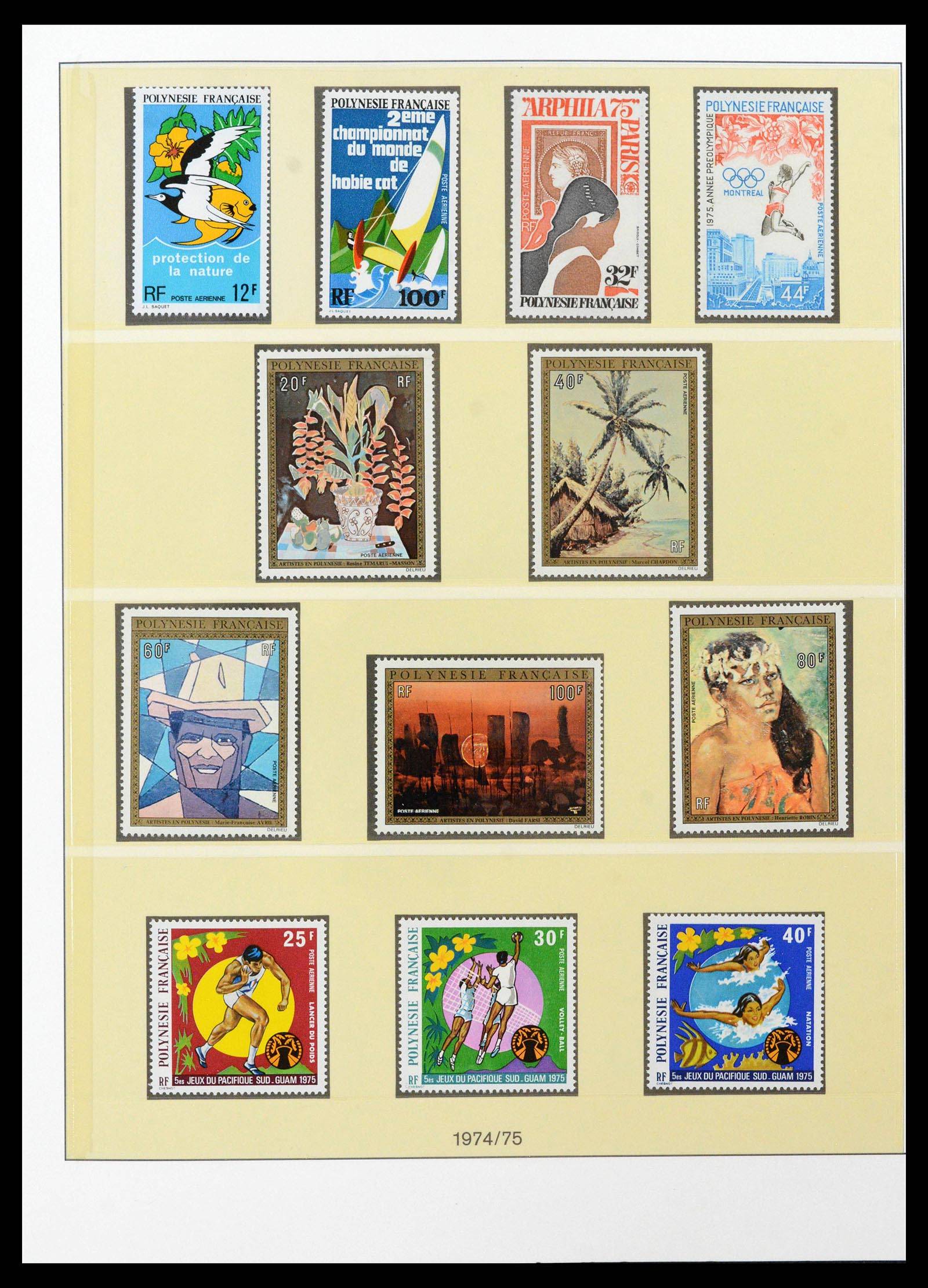 39240 0019 - Postzegelverzameling 39240 Polynesië 1958-1987.