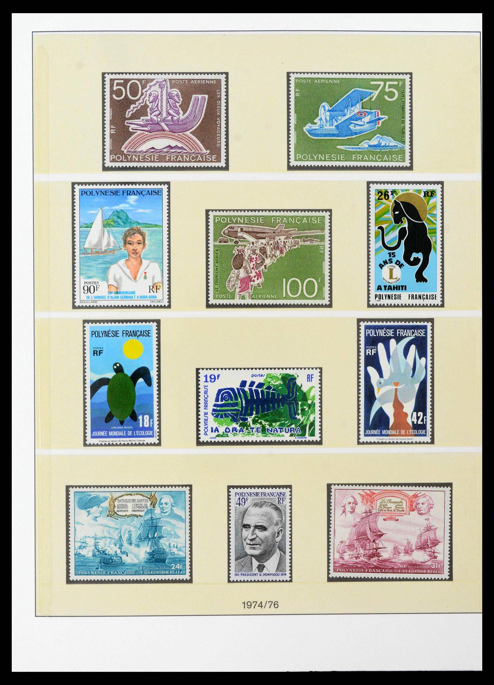 39240 0020 - Postzegelverzameling 39240 Polynesië 1958-1987.