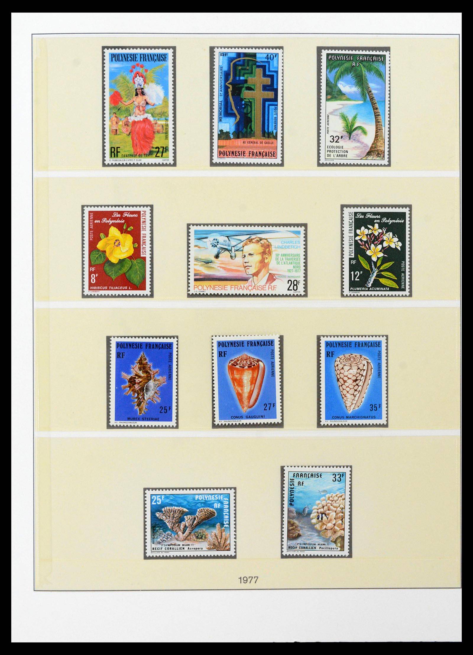 39240 0024 - Postzegelverzameling 39240 Polynesië 1958-1987.