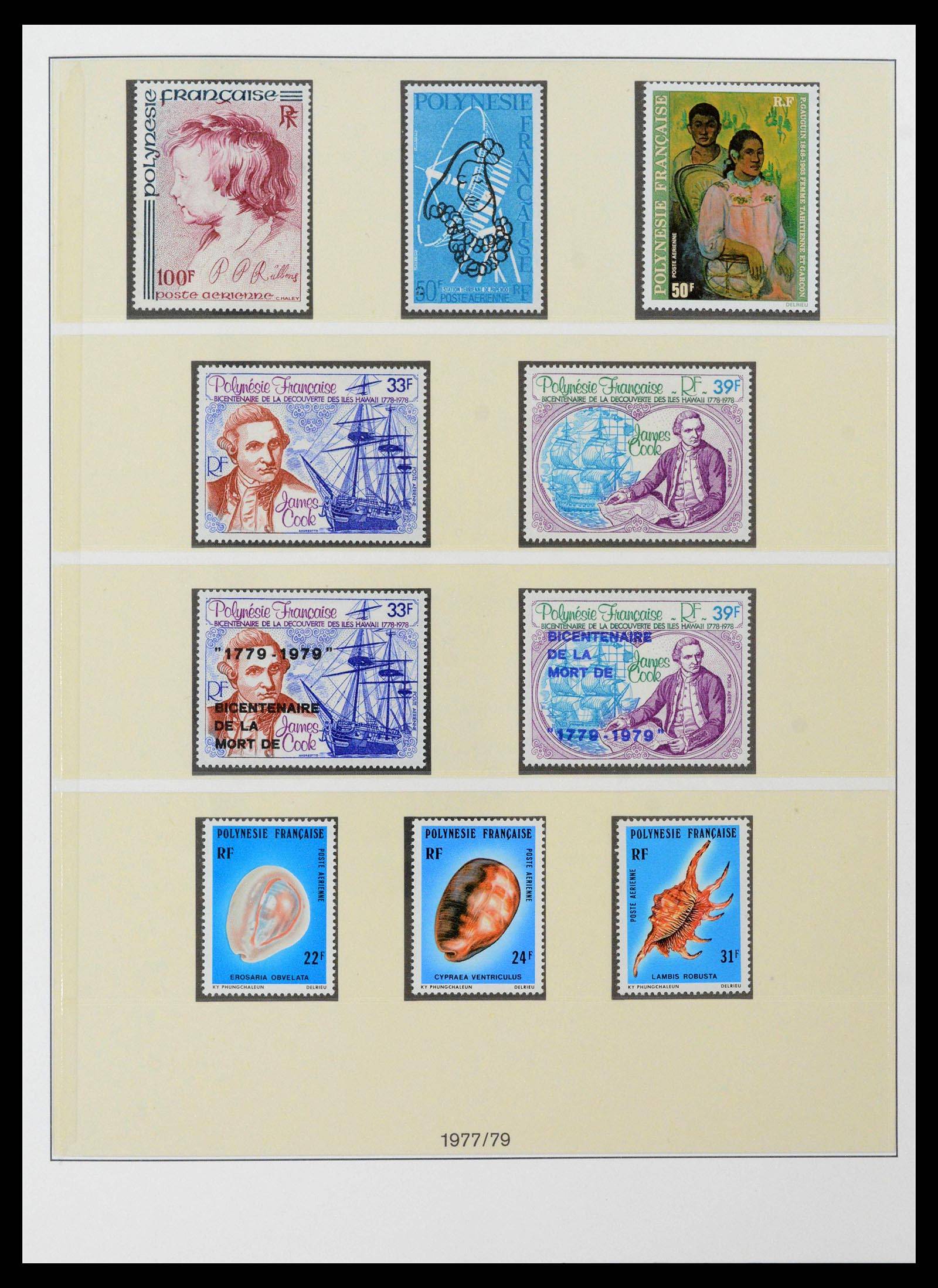 39240 0026 - Postzegelverzameling 39240 Polynesië 1958-1987.