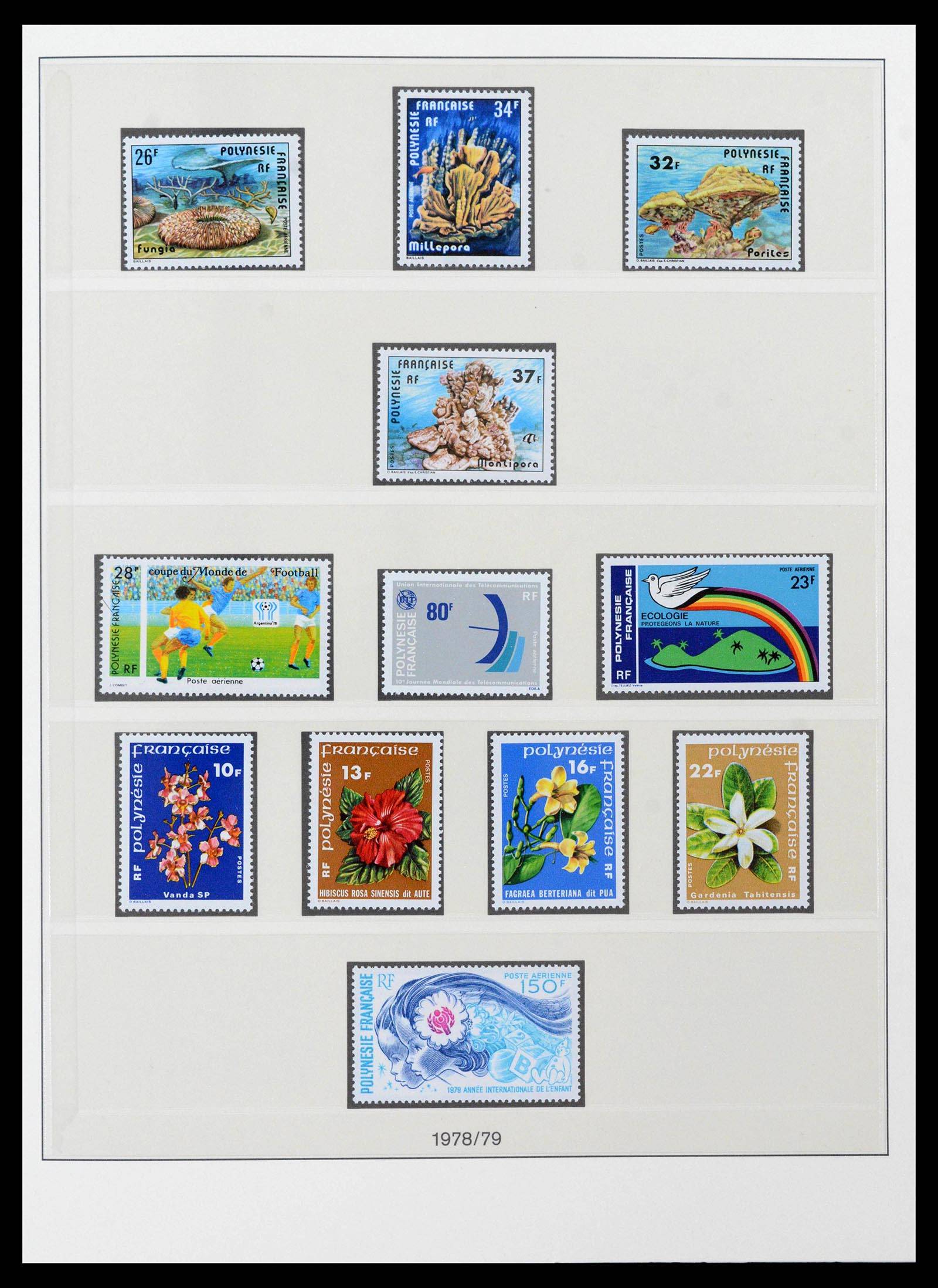 39240 0028 - Postzegelverzameling 39240 Polynesië 1958-1987.