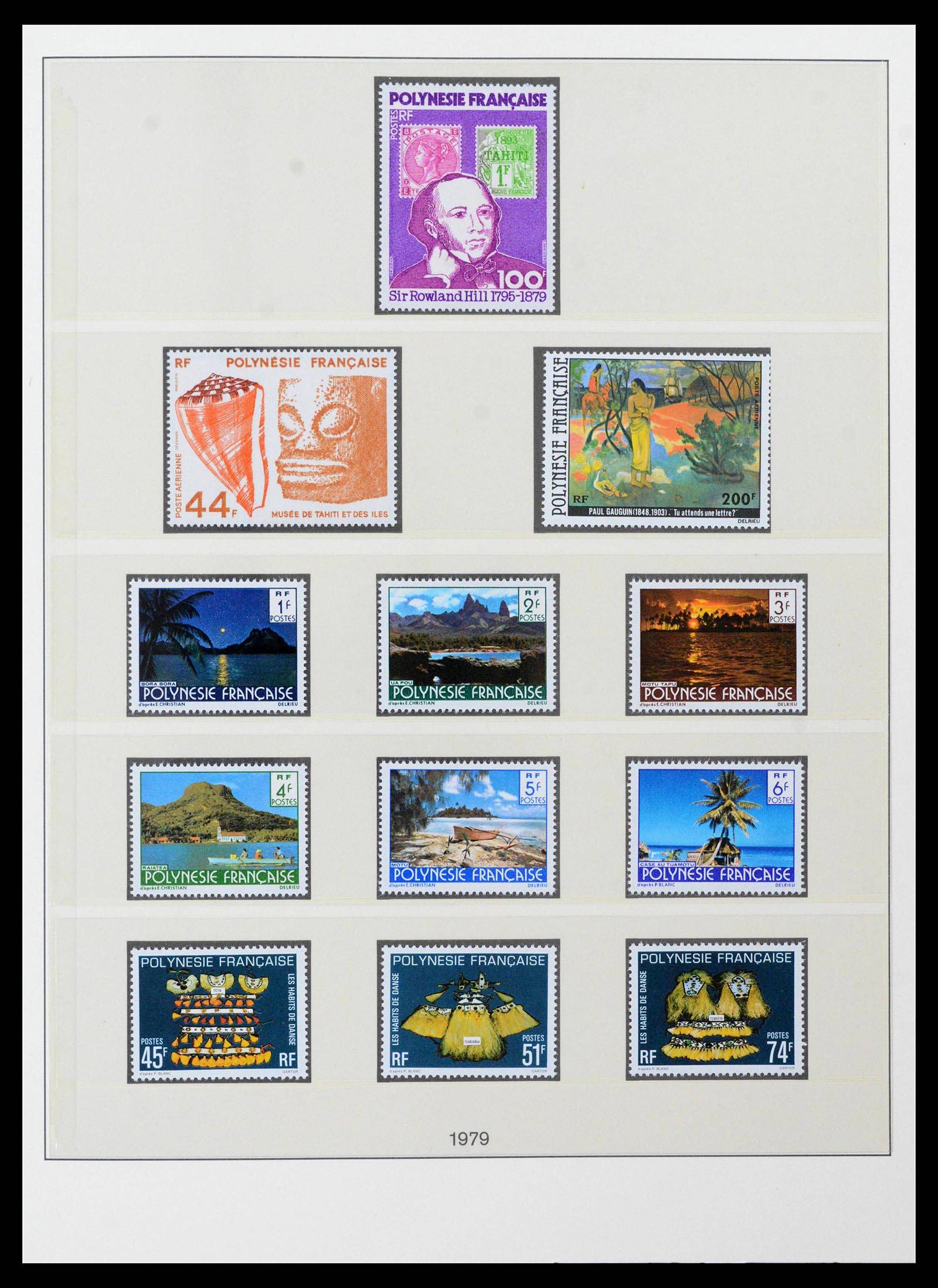 39240 0029 - Postzegelverzameling 39240 Polynesië 1958-1987.