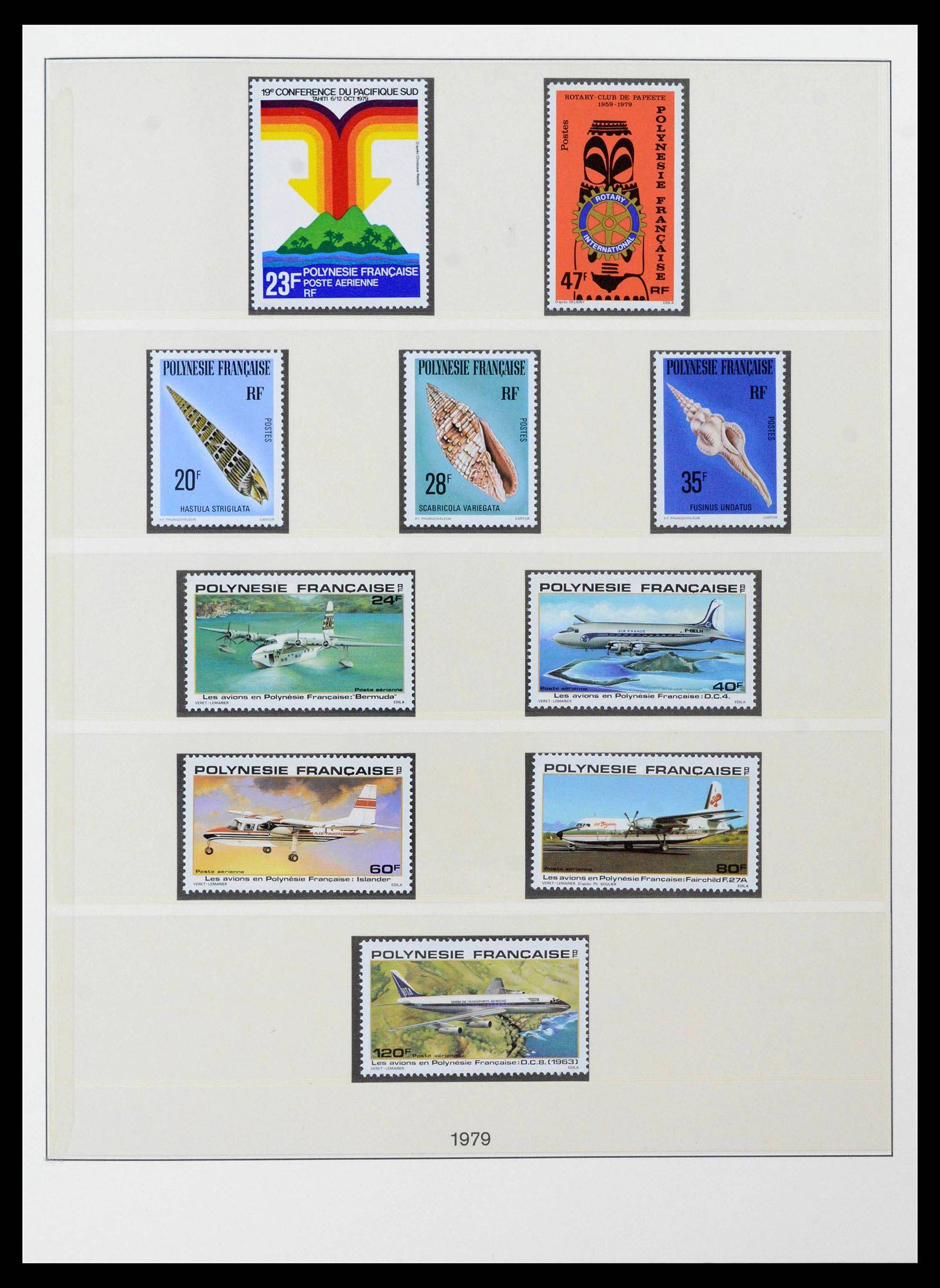 39240 0030 - Postzegelverzameling 39240 Polynesië 1958-1987.