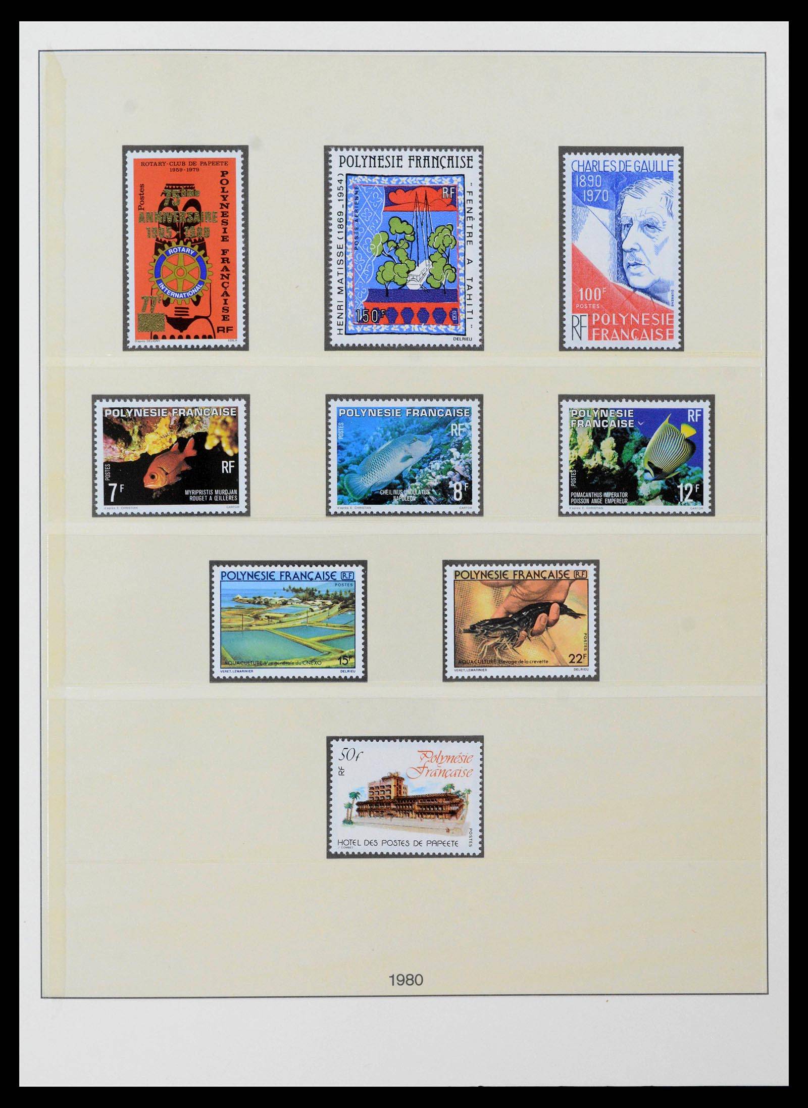 39240 0031 - Postzegelverzameling 39240 Polynesië 1958-1987.
