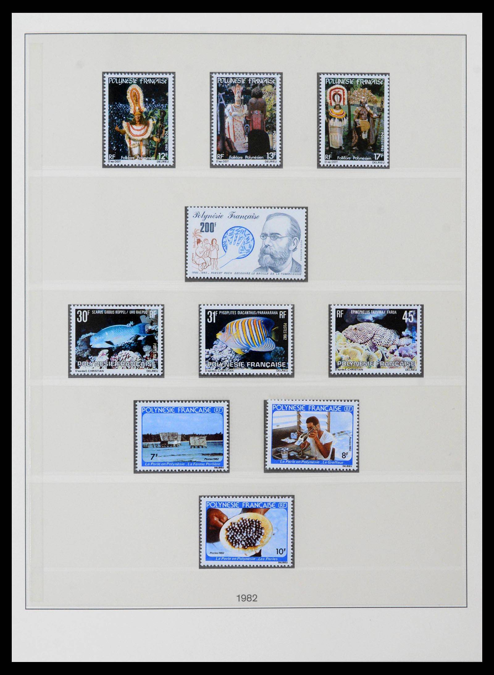39240 0037 - Postzegelverzameling 39240 Polynesië 1958-1987.