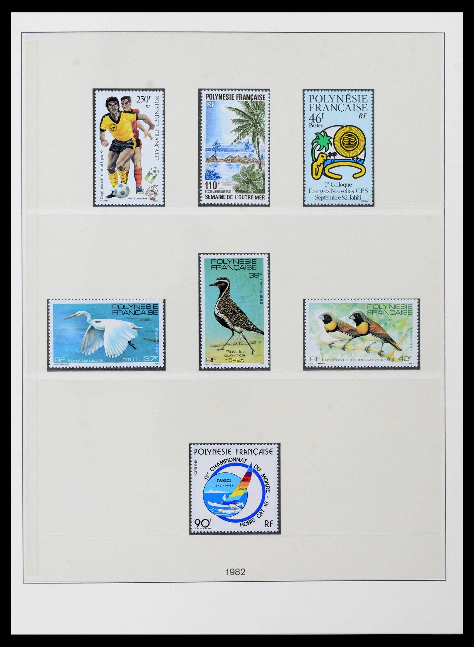 39240 0039 - Postzegelverzameling 39240 Polynesië 1958-1987.