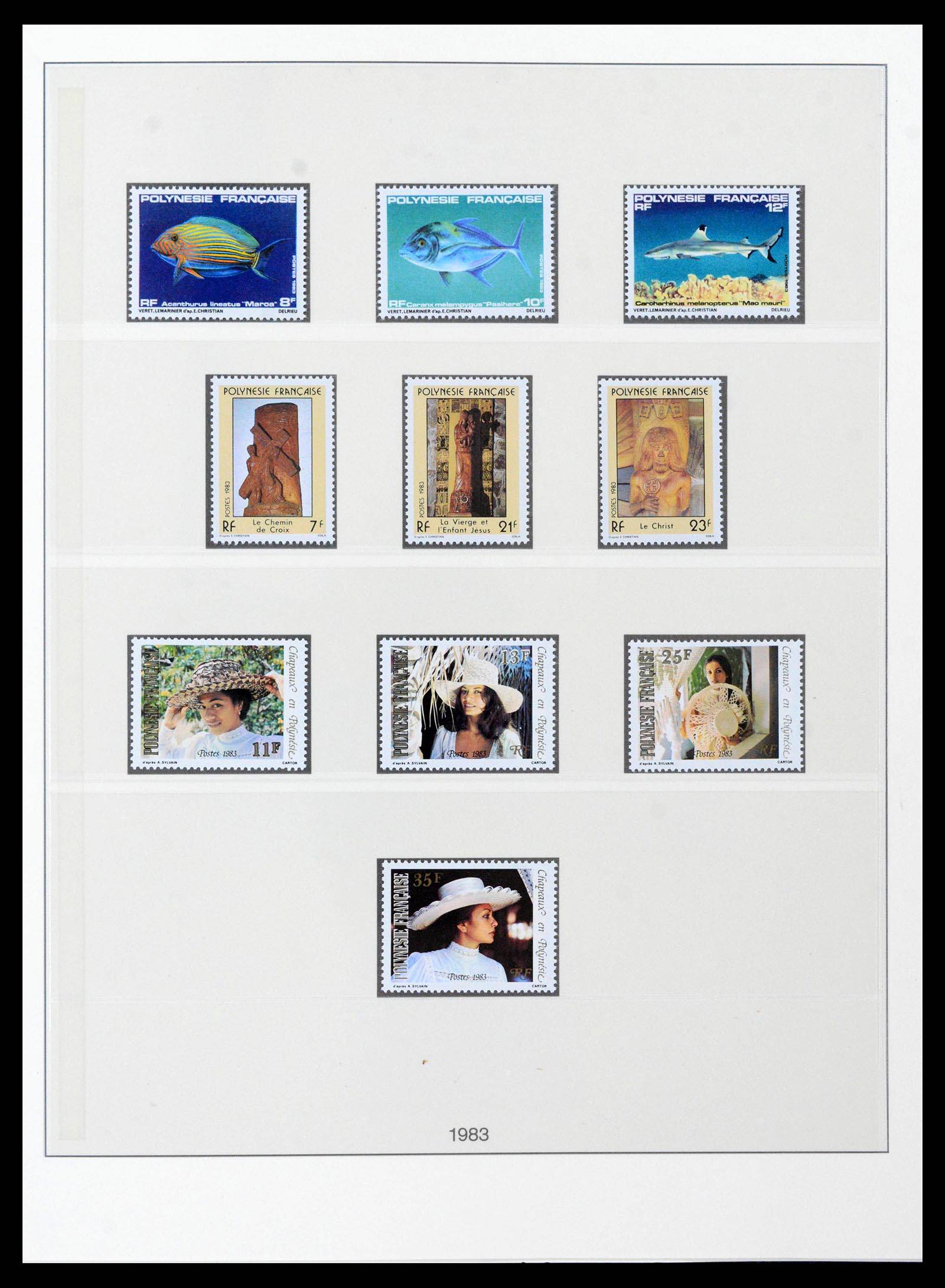 39240 0041 - Postzegelverzameling 39240 Polynesië 1958-1987.