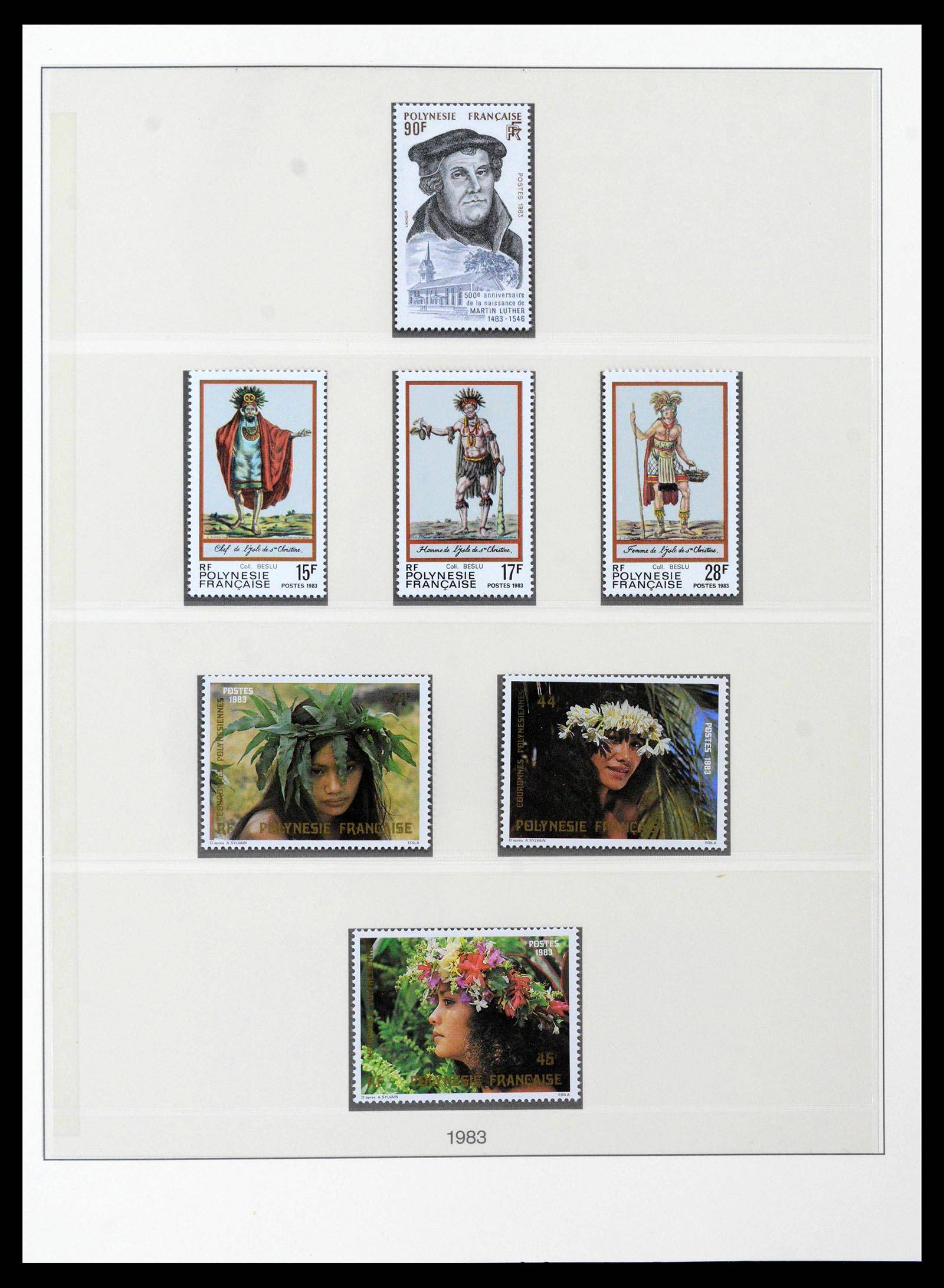 39240 0042 - Postzegelverzameling 39240 Polynesië 1958-1987.