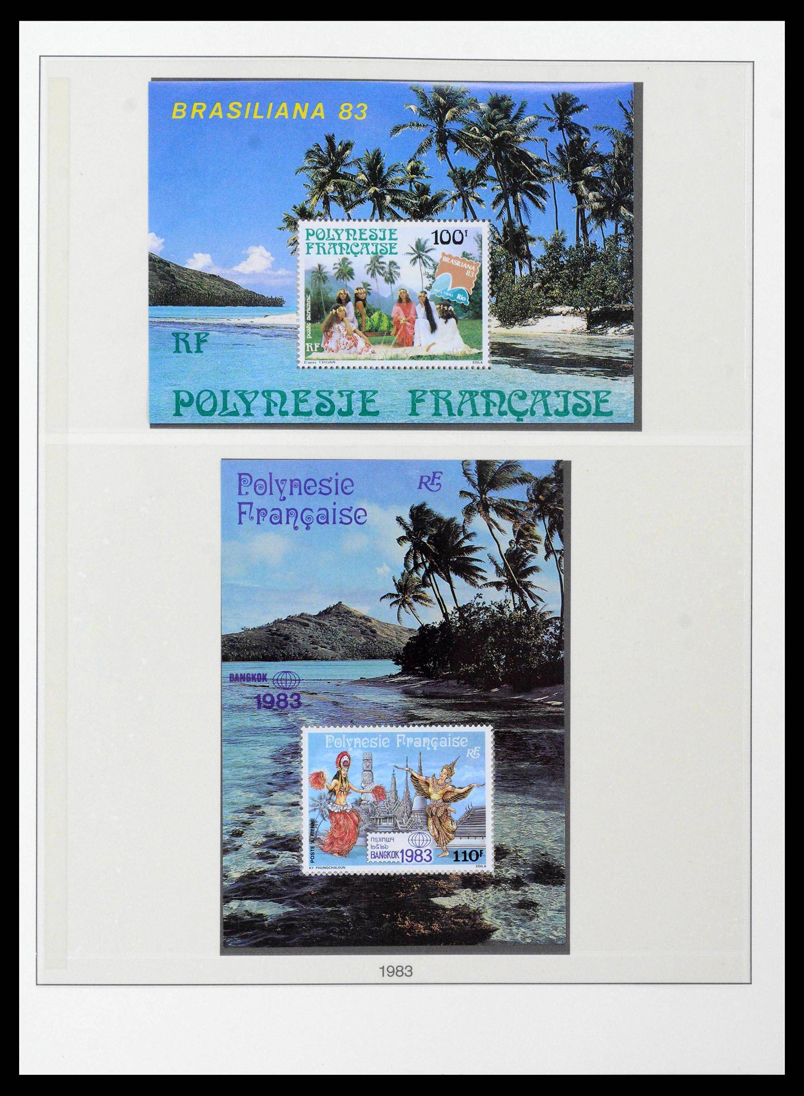 39240 0044 - Postzegelverzameling 39240 Polynesië 1958-1987.