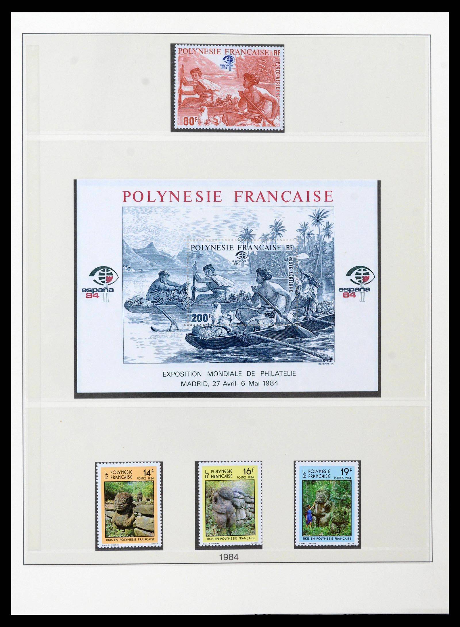 39240 0045 - Postzegelverzameling 39240 Polynesië 1958-1987.