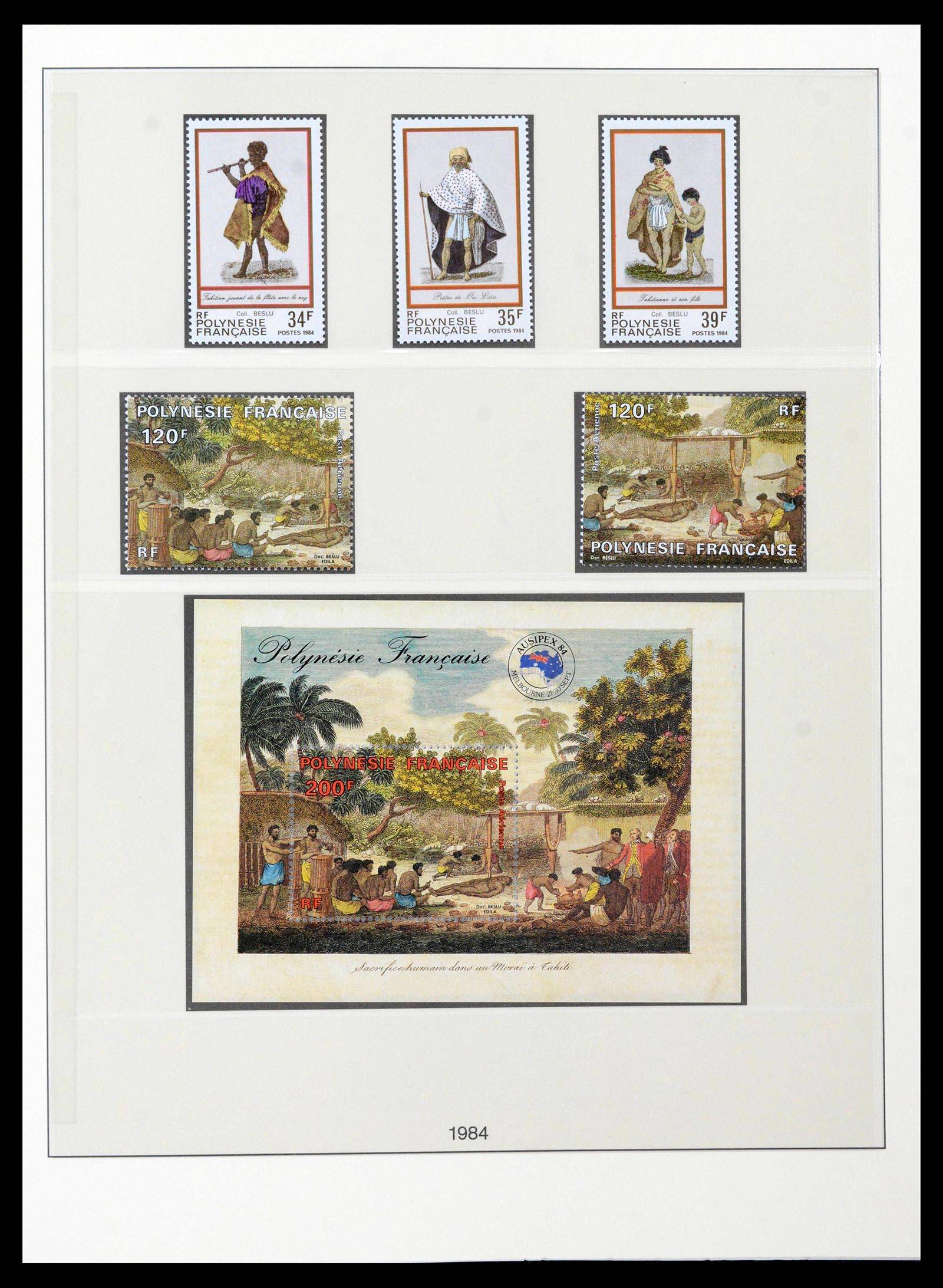 39240 0046 - Postzegelverzameling 39240 Polynesië 1958-1987.