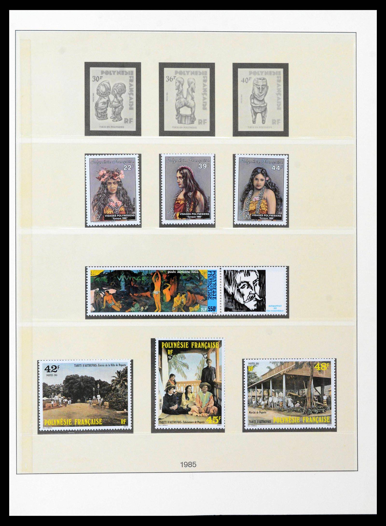 39240 0051 - Postzegelverzameling 39240 Polynesië 1958-1987.