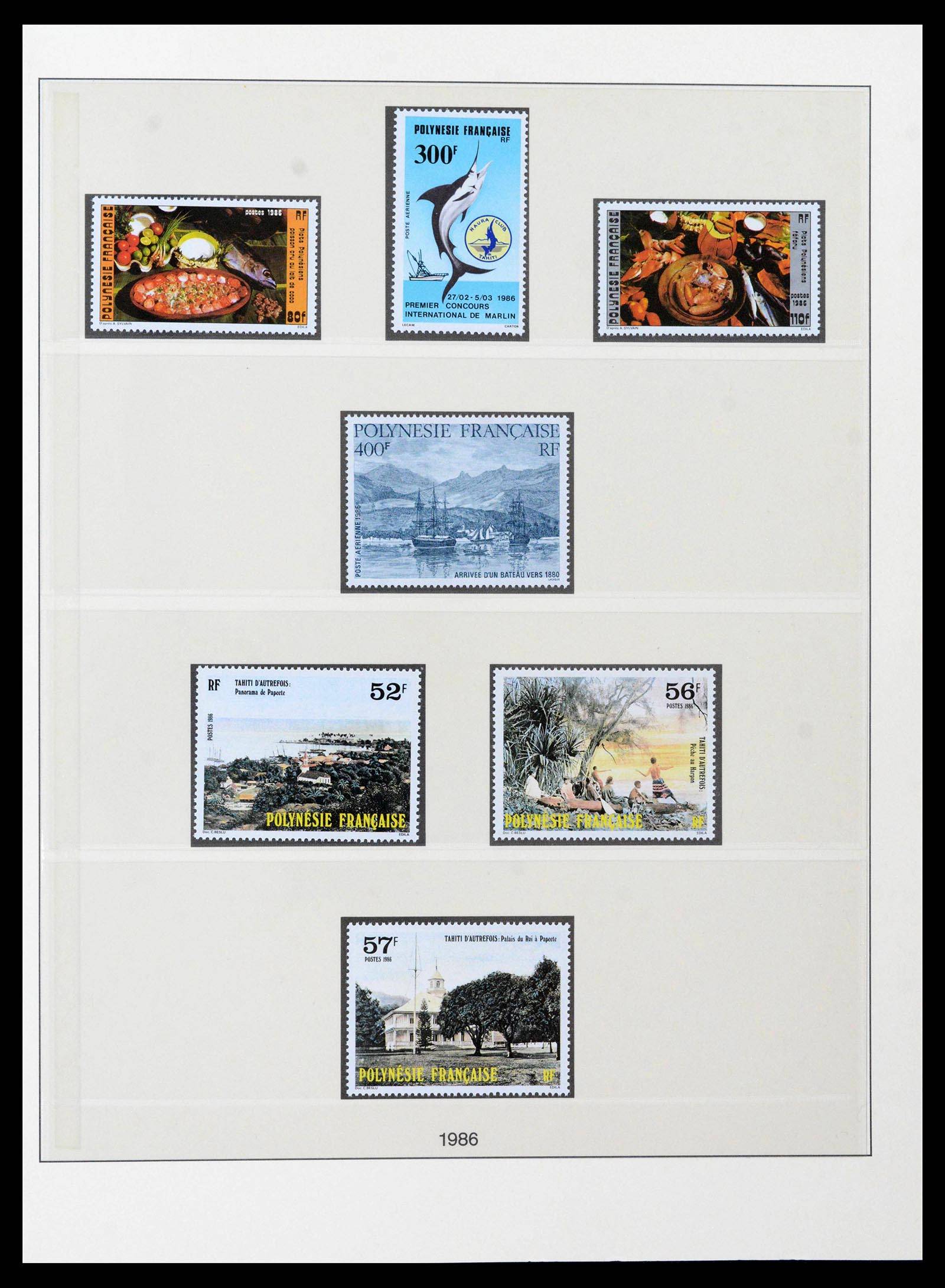 39240 0056 - Postzegelverzameling 39240 Polynesië 1958-1987.