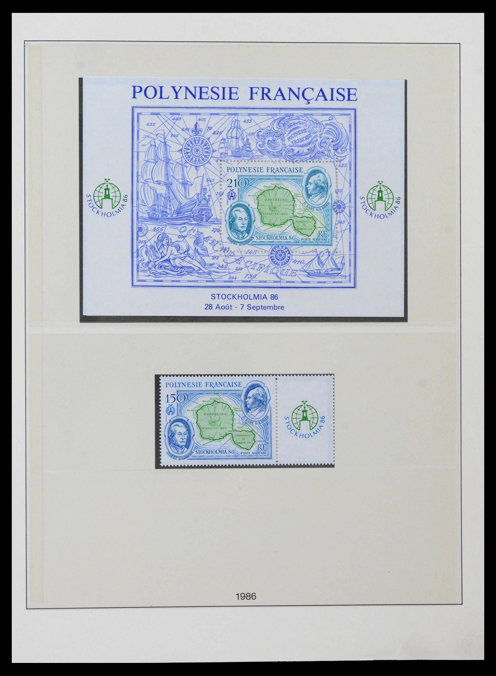 39240 0057 - Postzegelverzameling 39240 Polynesië 1958-1987.