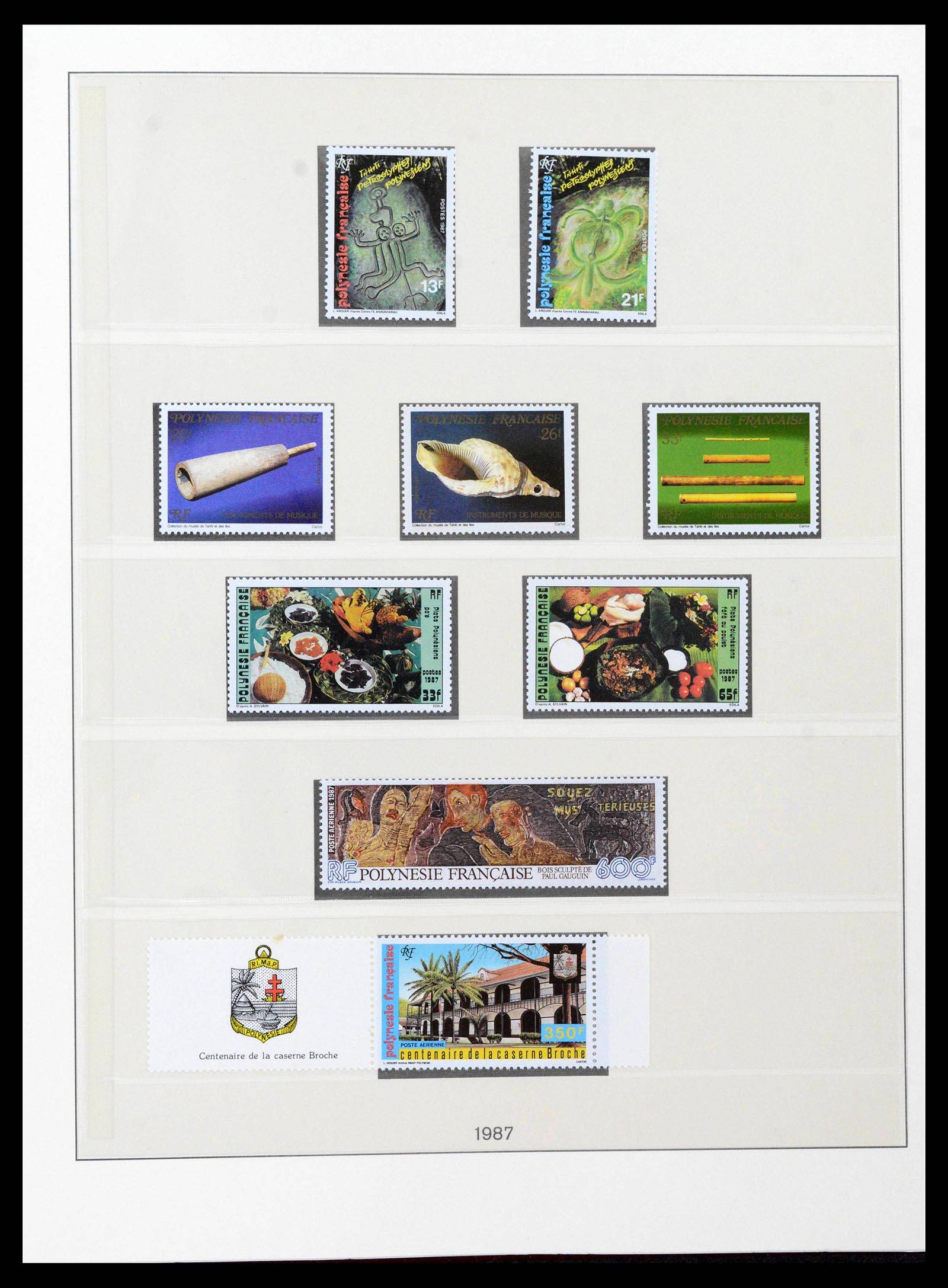 39240 0060 - Postzegelverzameling 39240 Polynesië 1958-1987.