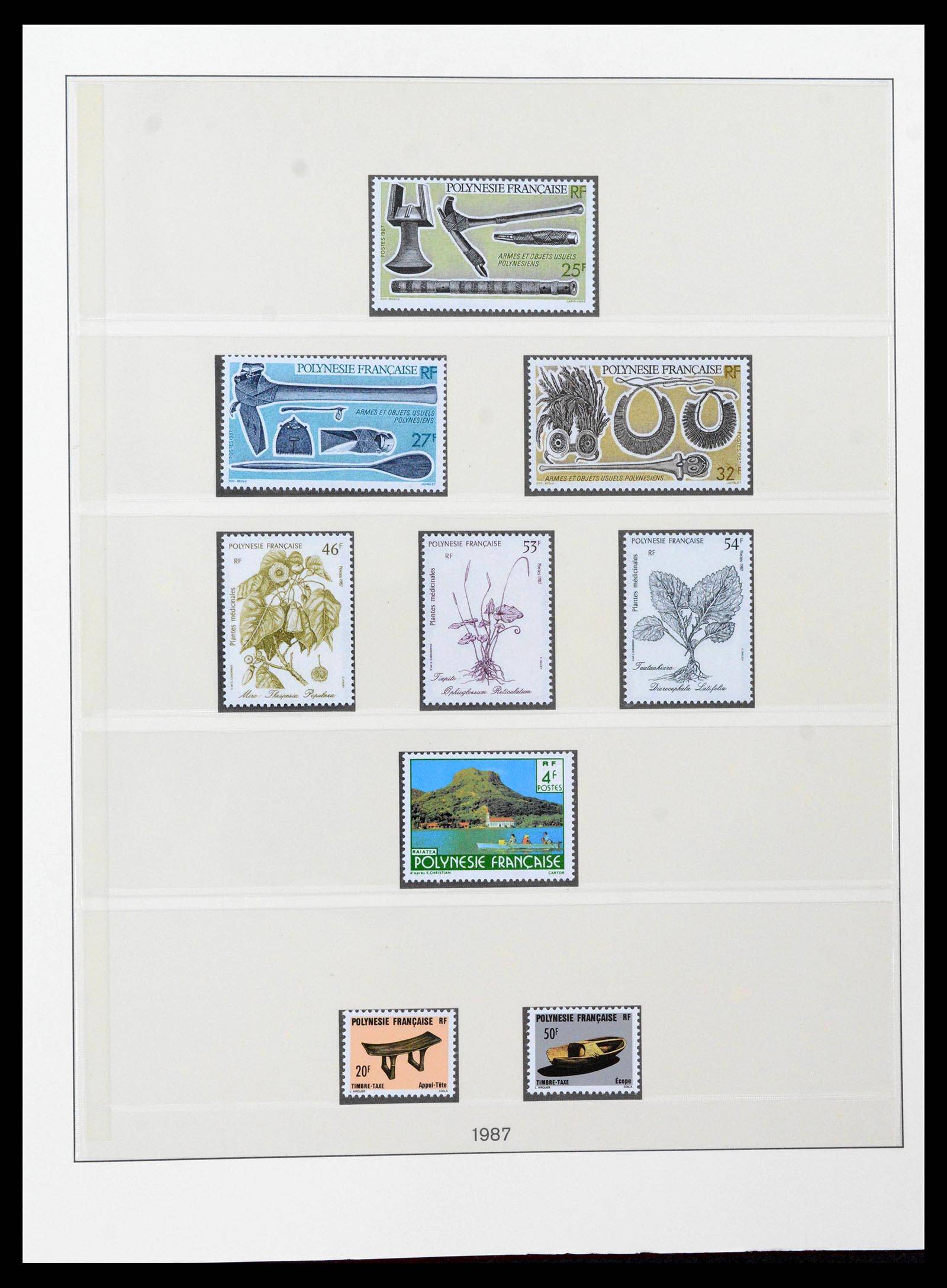 39240 0062 - Postzegelverzameling 39240 Polynesië 1958-1987.