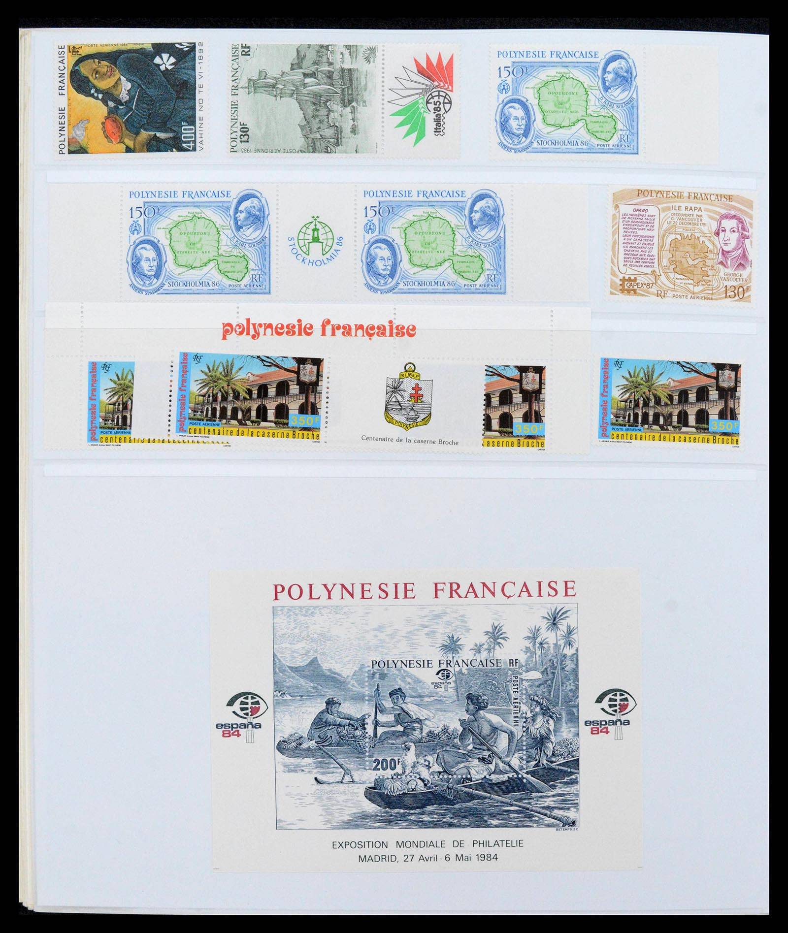 39240 0064 - Postzegelverzameling 39240 Polynesië 1958-1987.