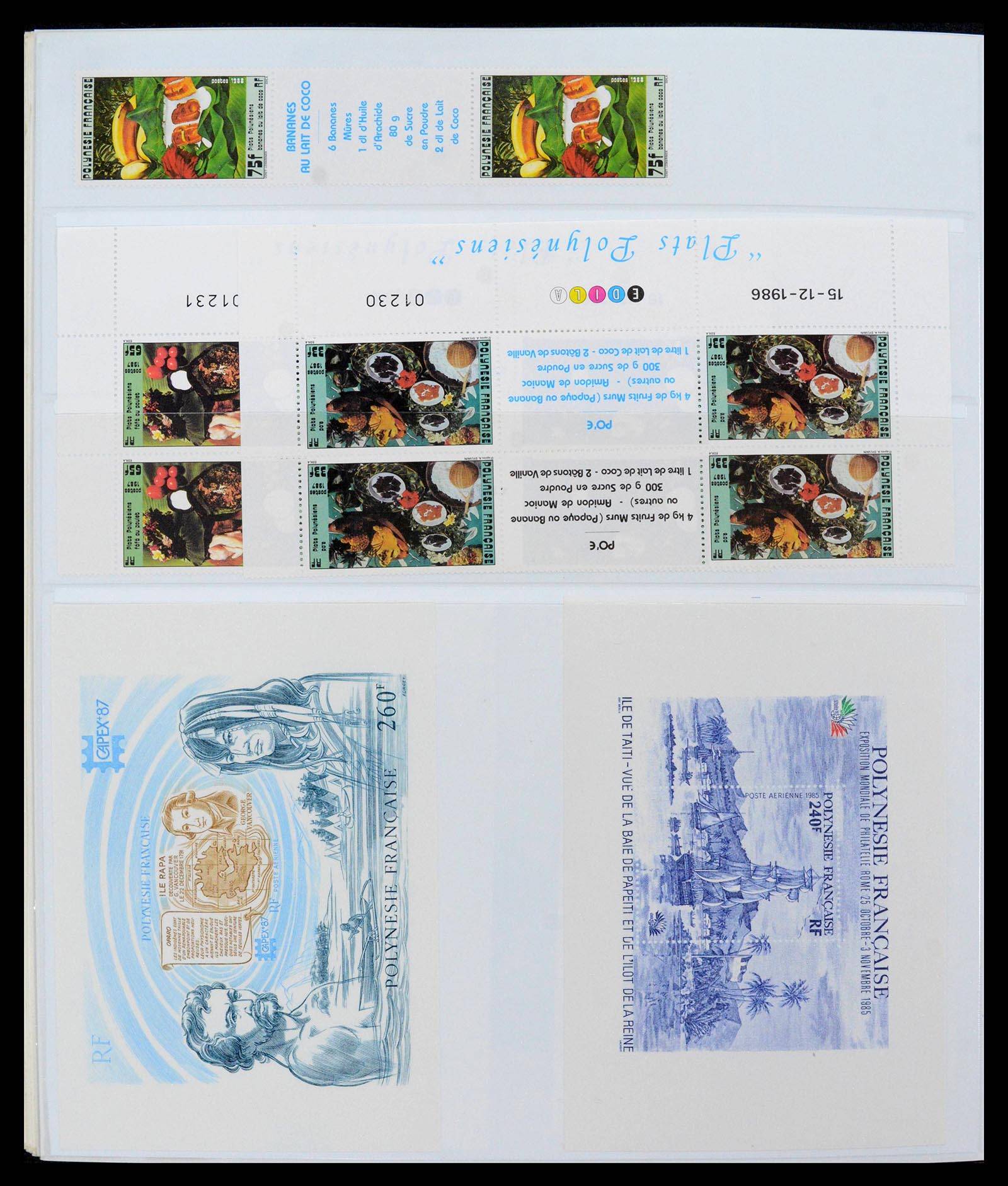 39240 0066 - Postzegelverzameling 39240 Polynesië 1958-1987.