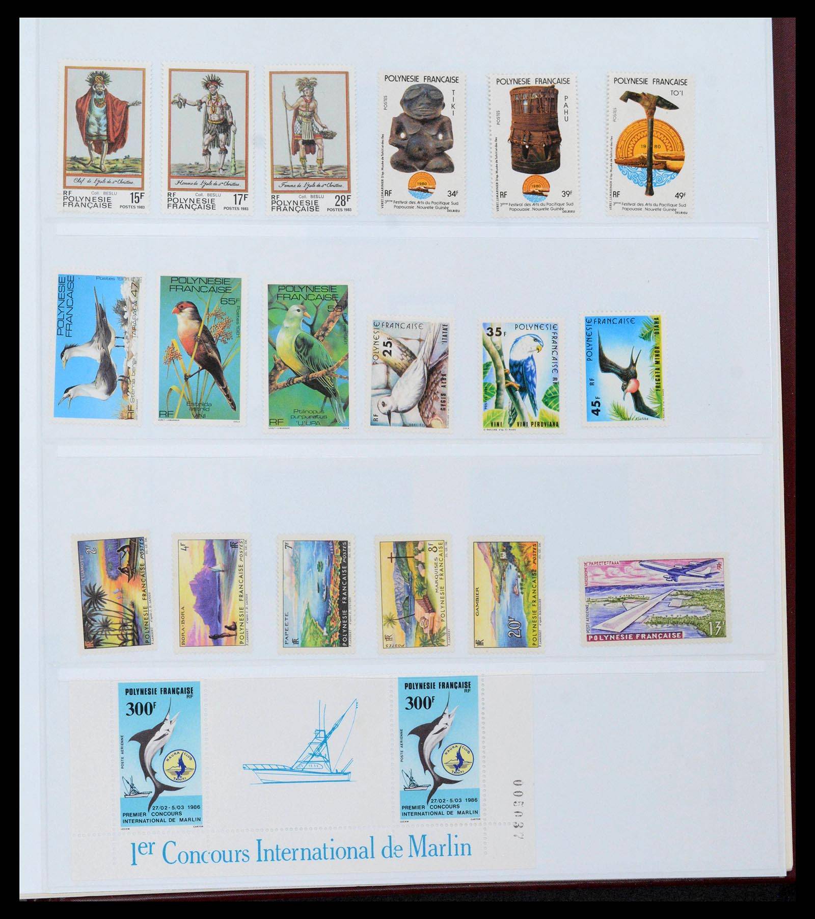 39240 0067 - Stamp collection 39240 Polynesia 1958-1987.