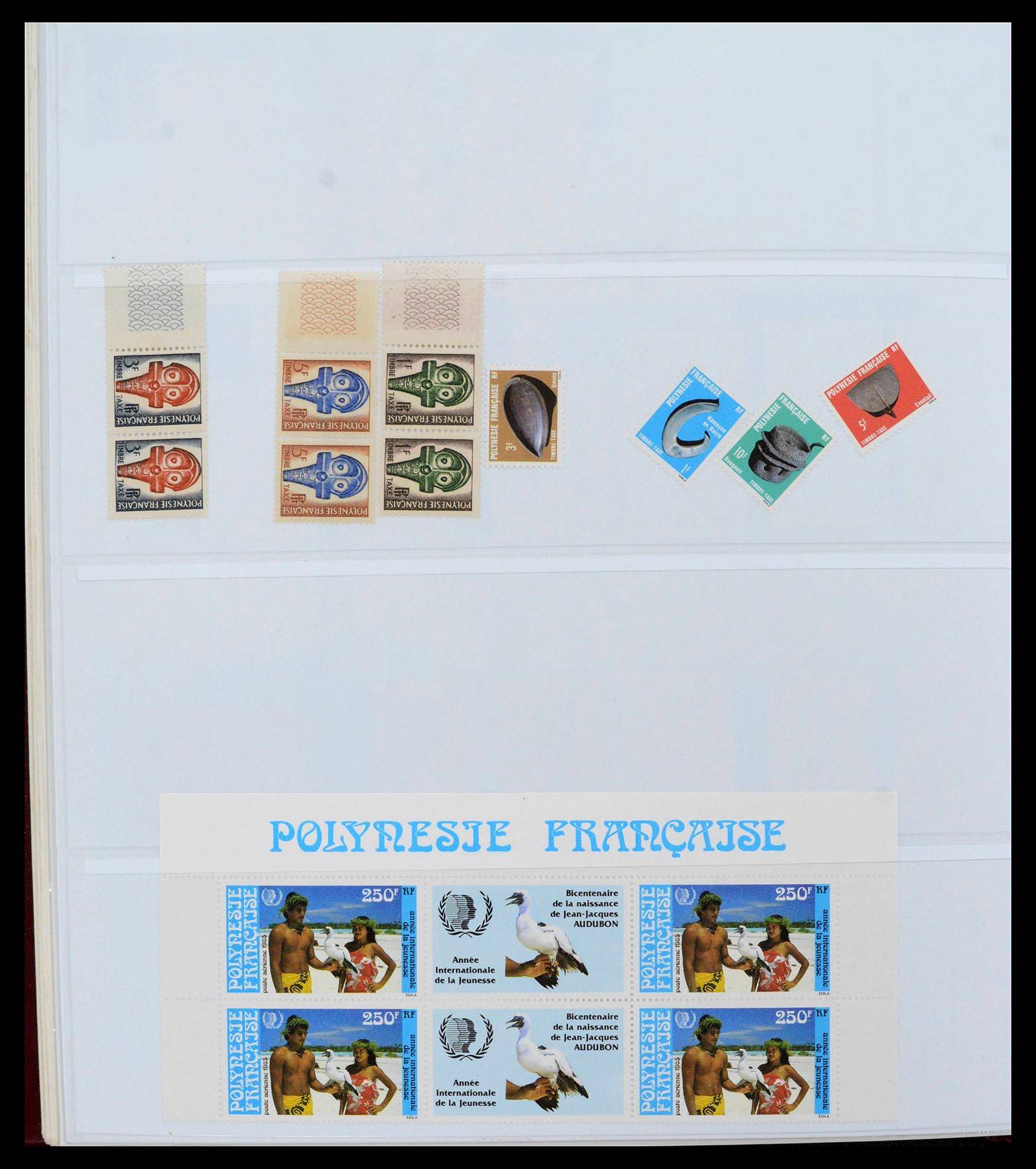 39240 0068 - Postzegelverzameling 39240 Polynesië 1958-1987.