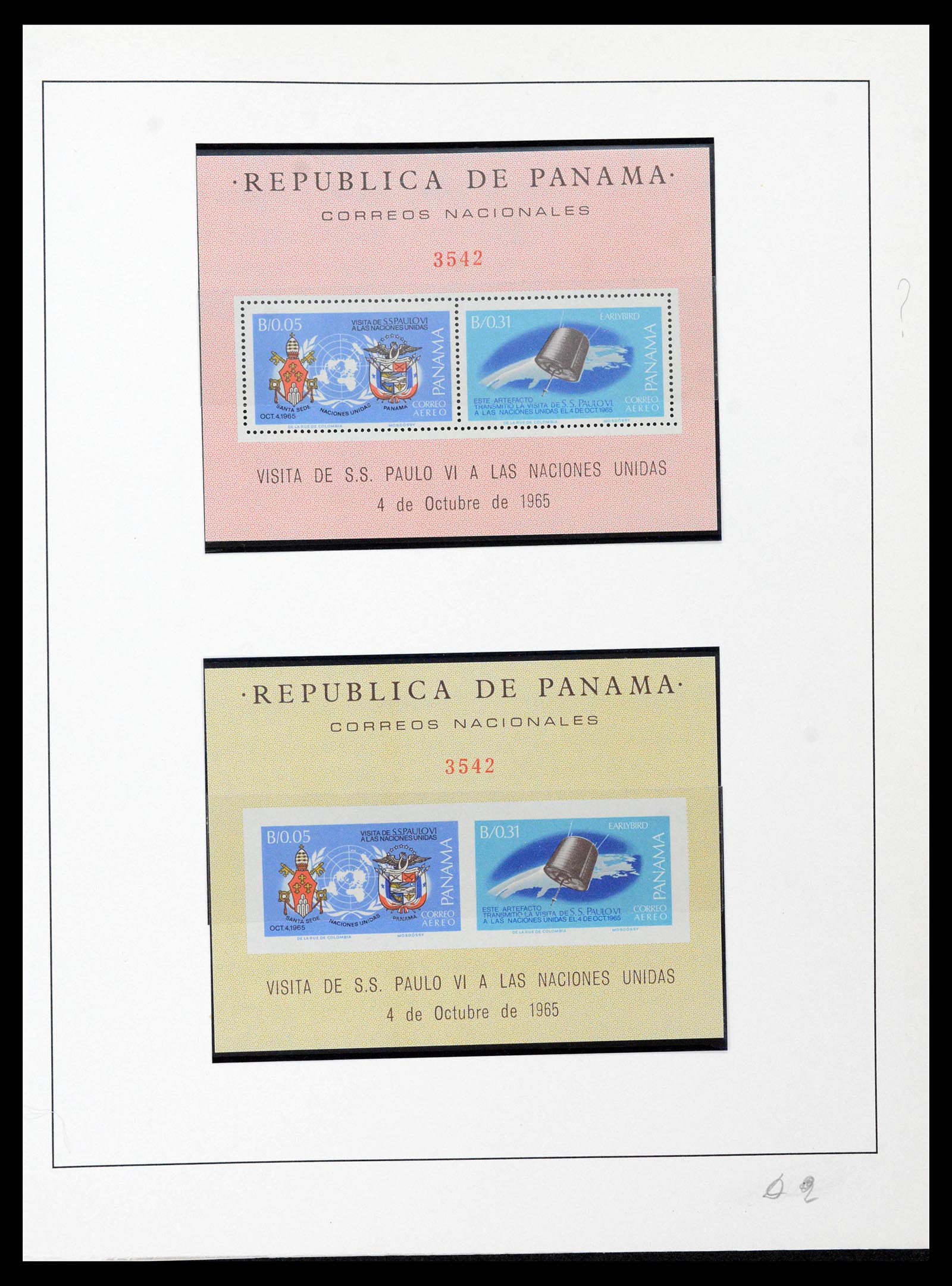 39241 0034 - Postzegelverzameling 39241 Motief Vrede 1950-1980.