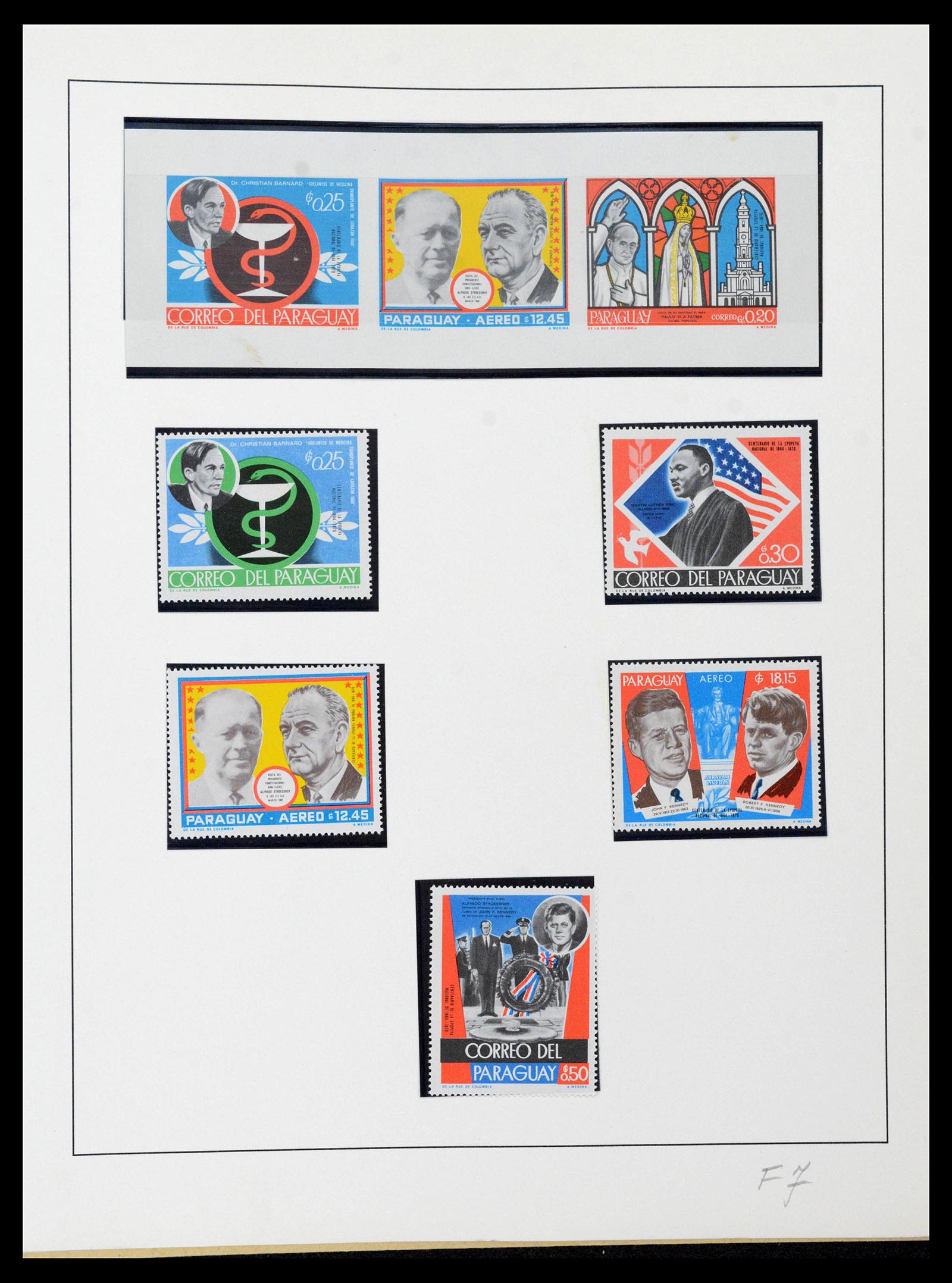 39241 0050 - Postzegelverzameling 39241 Motief Vrede 1950-1980.