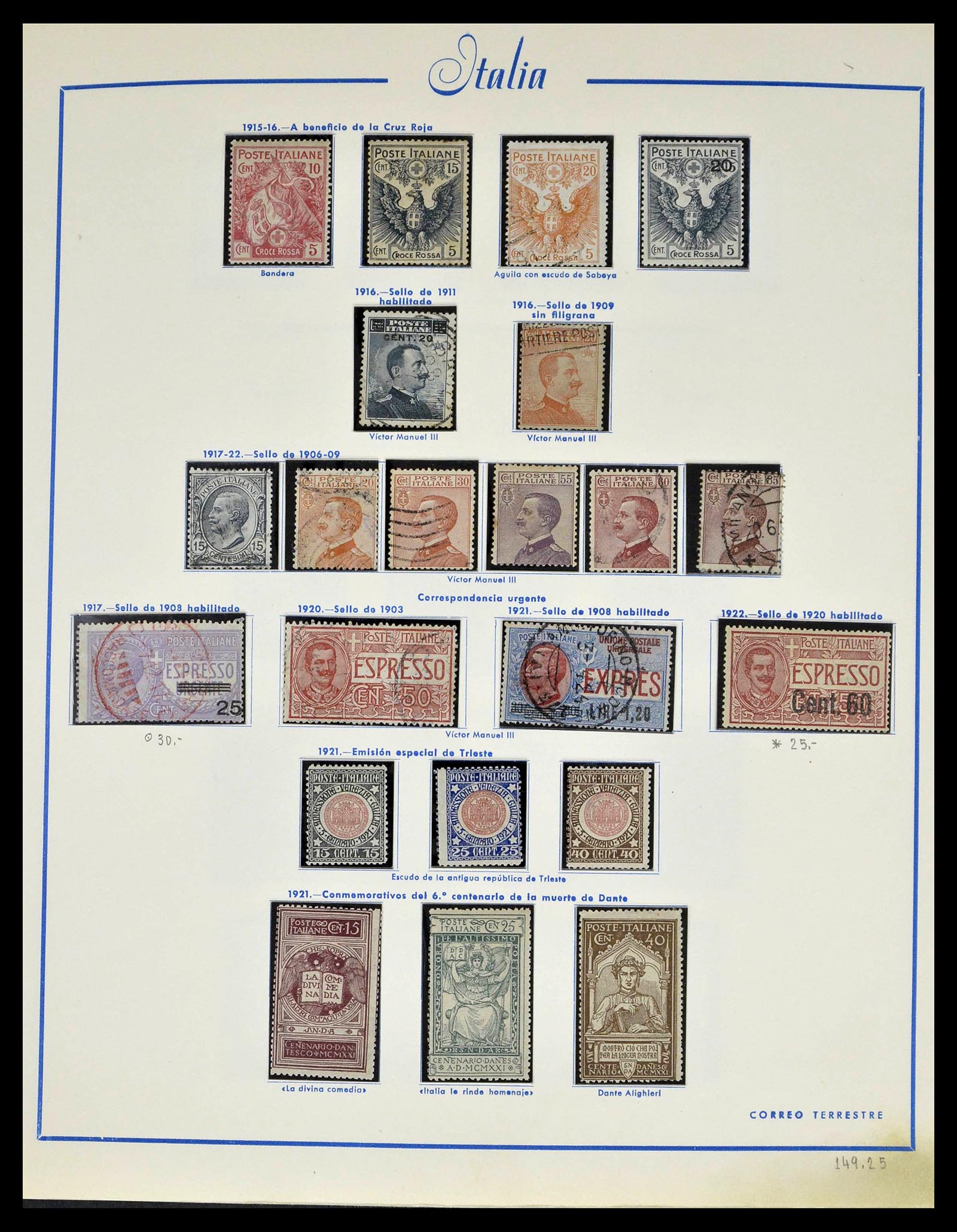 39242 0010 - Stamp collection 39242 Italy 1862-1980.