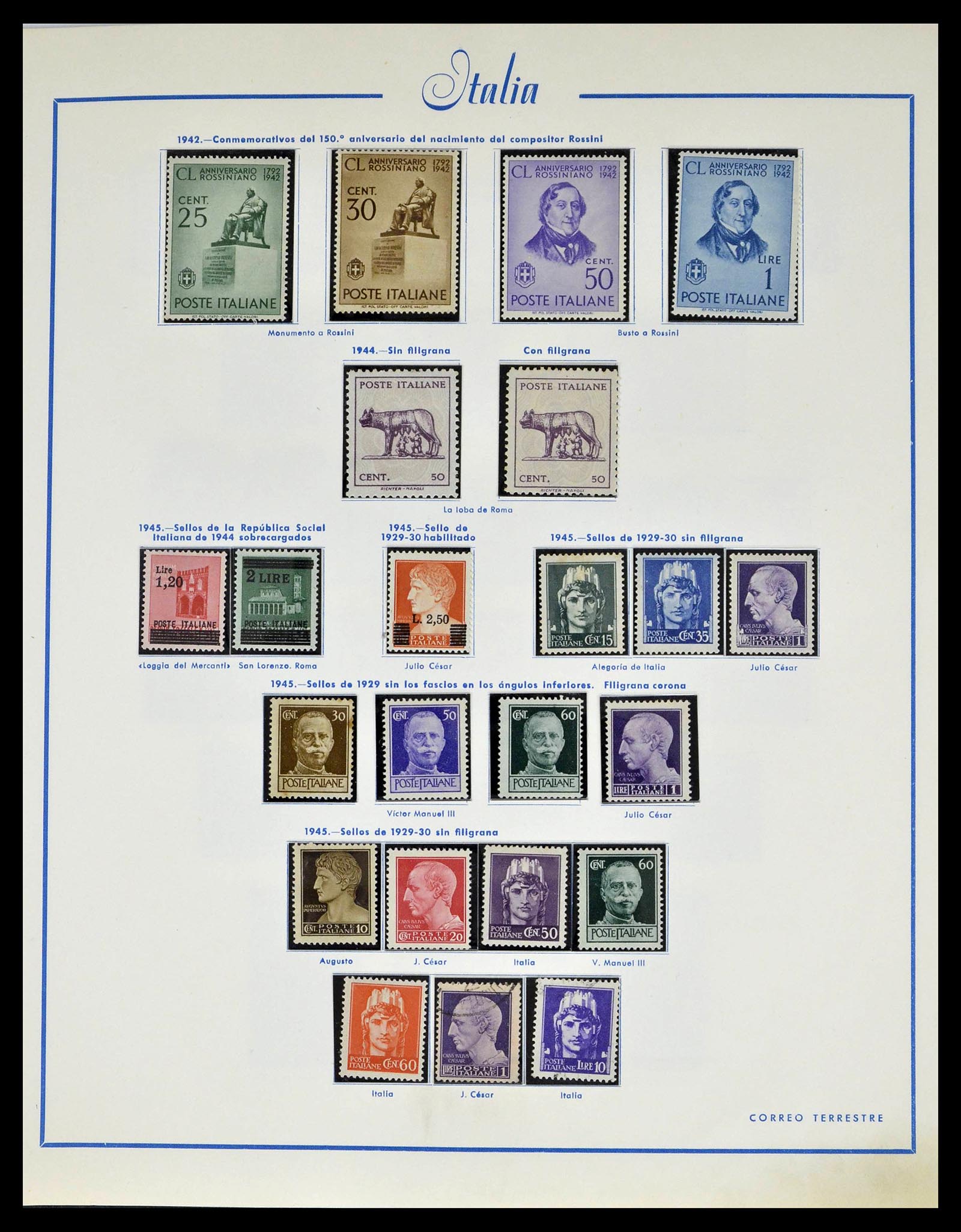 39242 0030 - Stamp collection 39242 Italy 1862-1980.