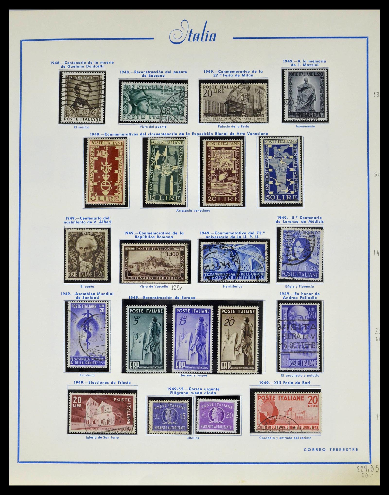 39242 0034 - Stamp collection 39242 Italy 1862-1980.