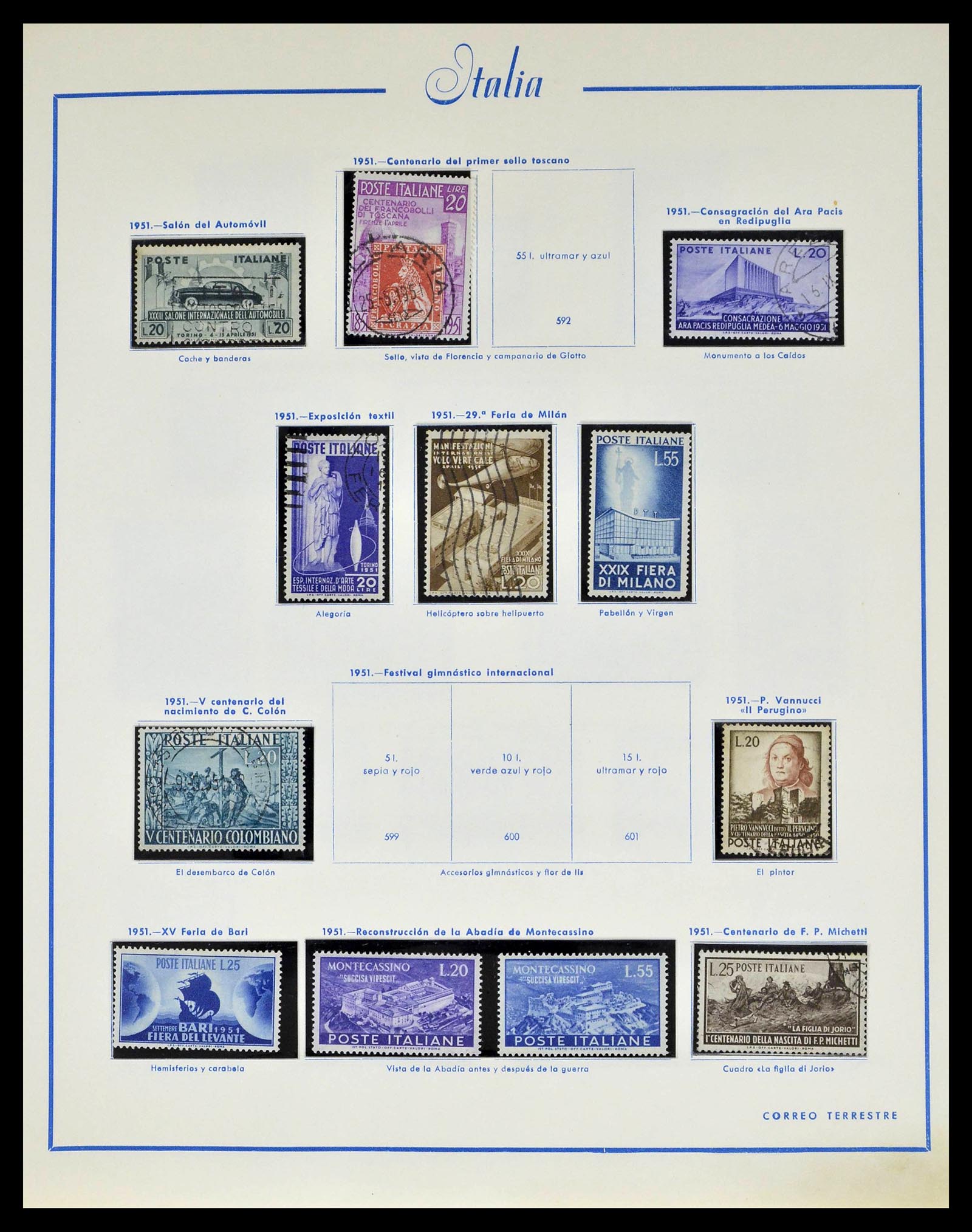 39242 0037 - Stamp collection 39242 Italy 1862-1980.