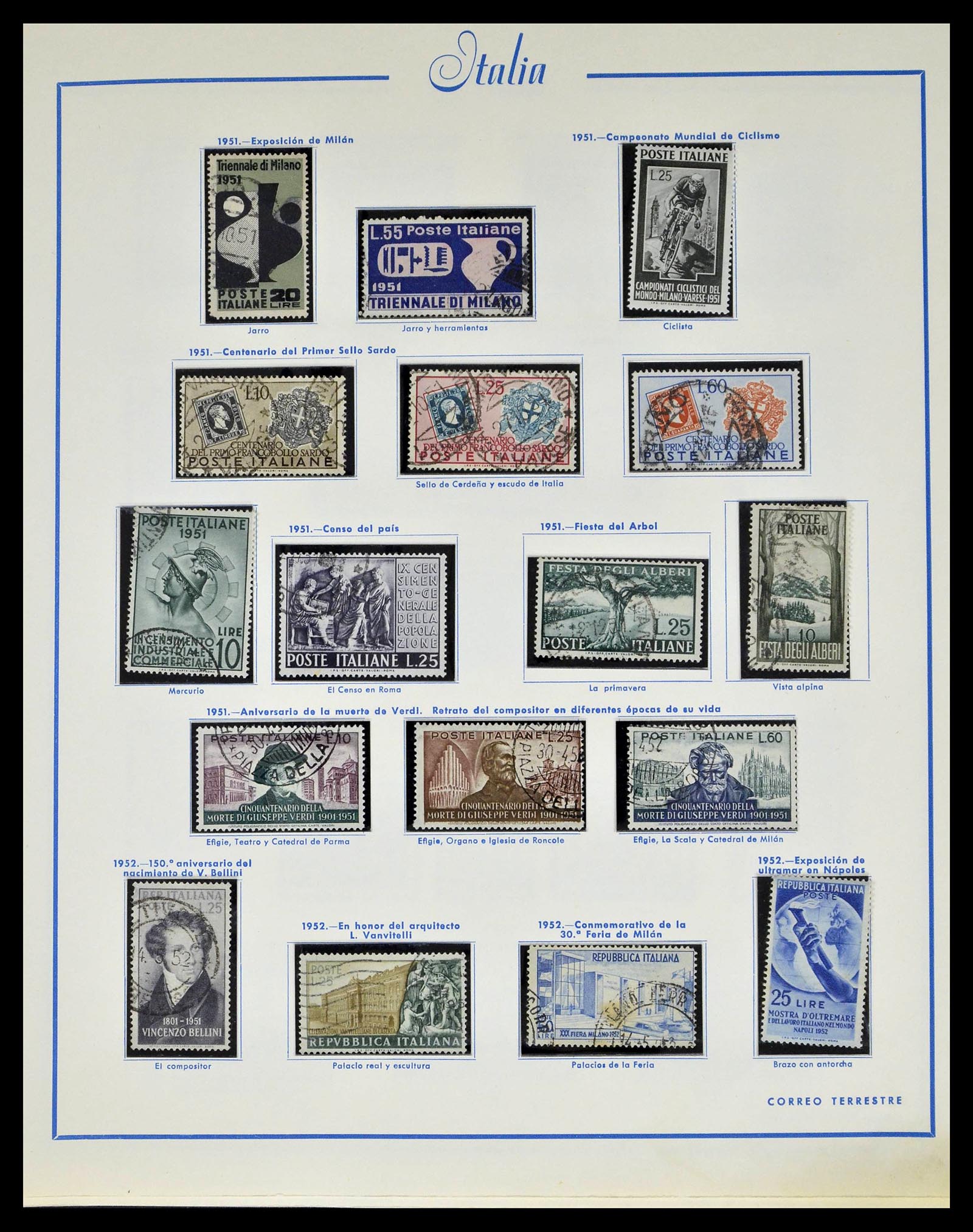39242 0038 - Stamp collection 39242 Italy 1862-1980.