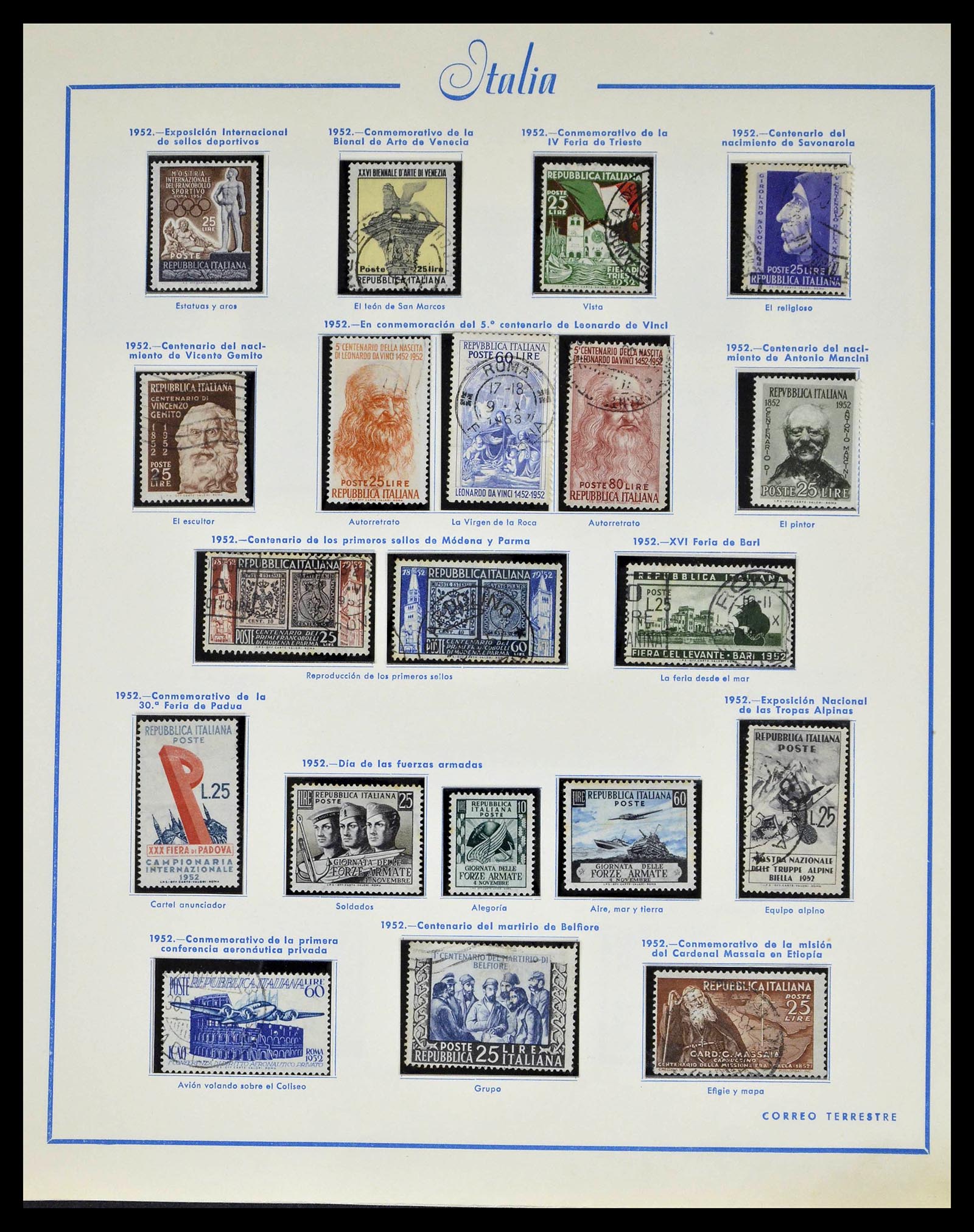39242 0039 - Stamp collection 39242 Italy 1862-1980.