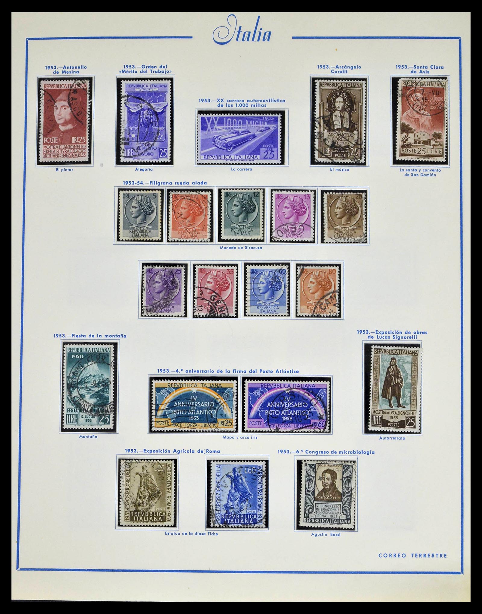39242 0040 - Stamp collection 39242 Italy 1862-1980.