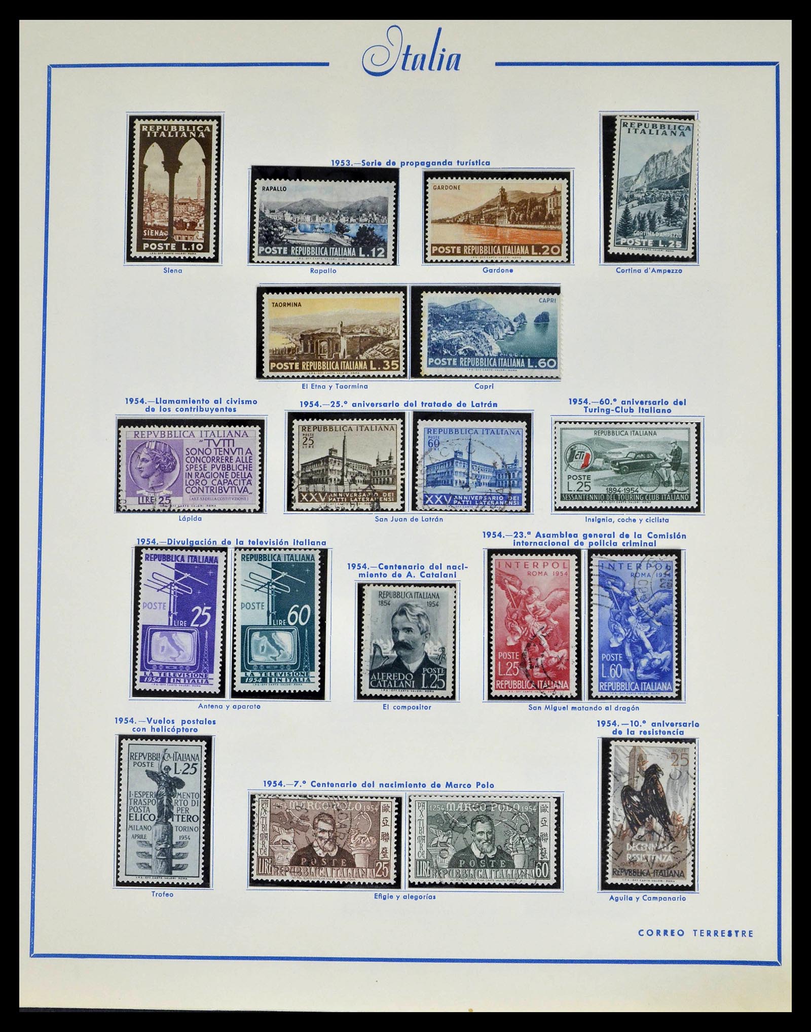 39242 0041 - Stamp collection 39242 Italy 1862-1980.