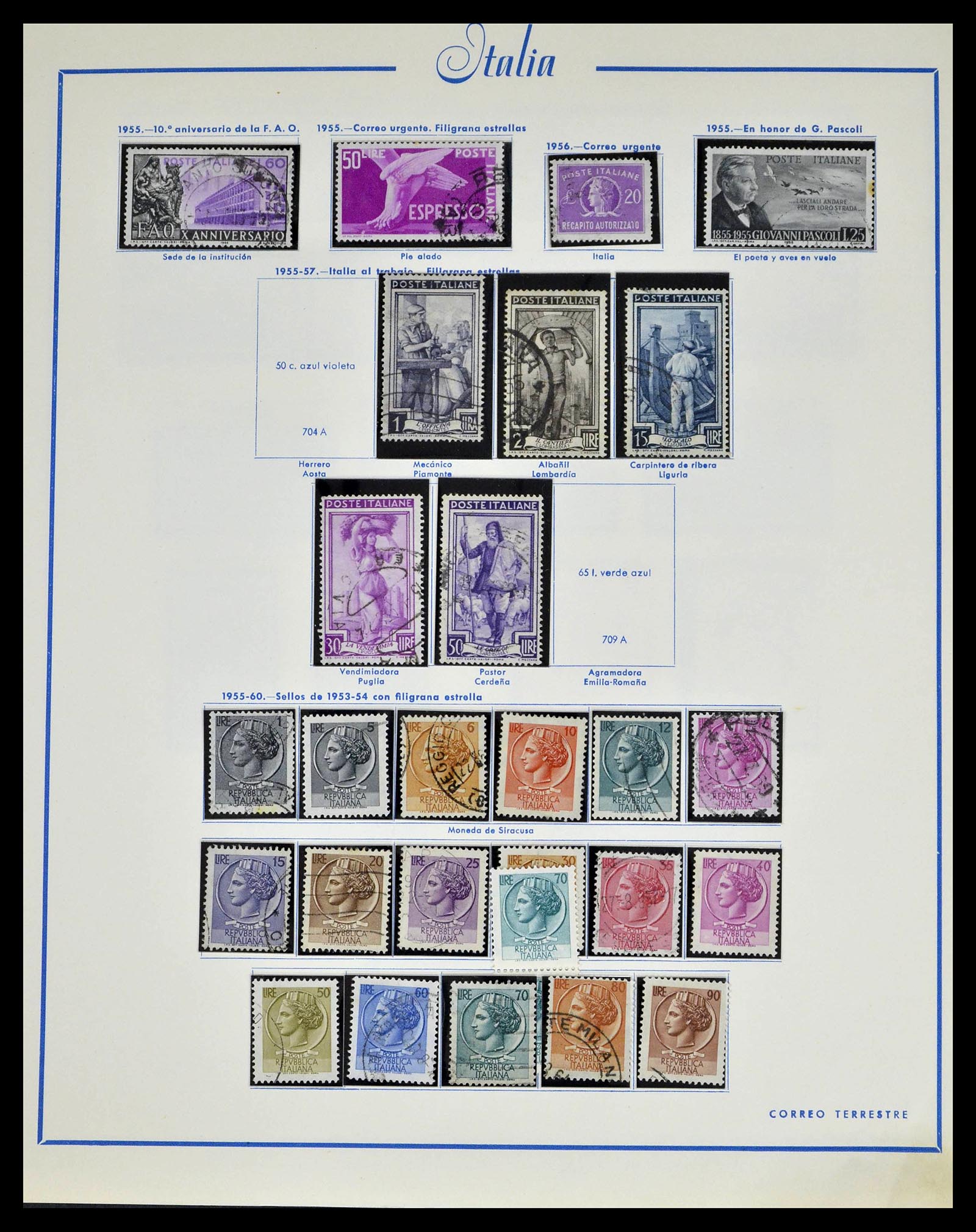 39242 0043 - Stamp collection 39242 Italy 1862-1980.