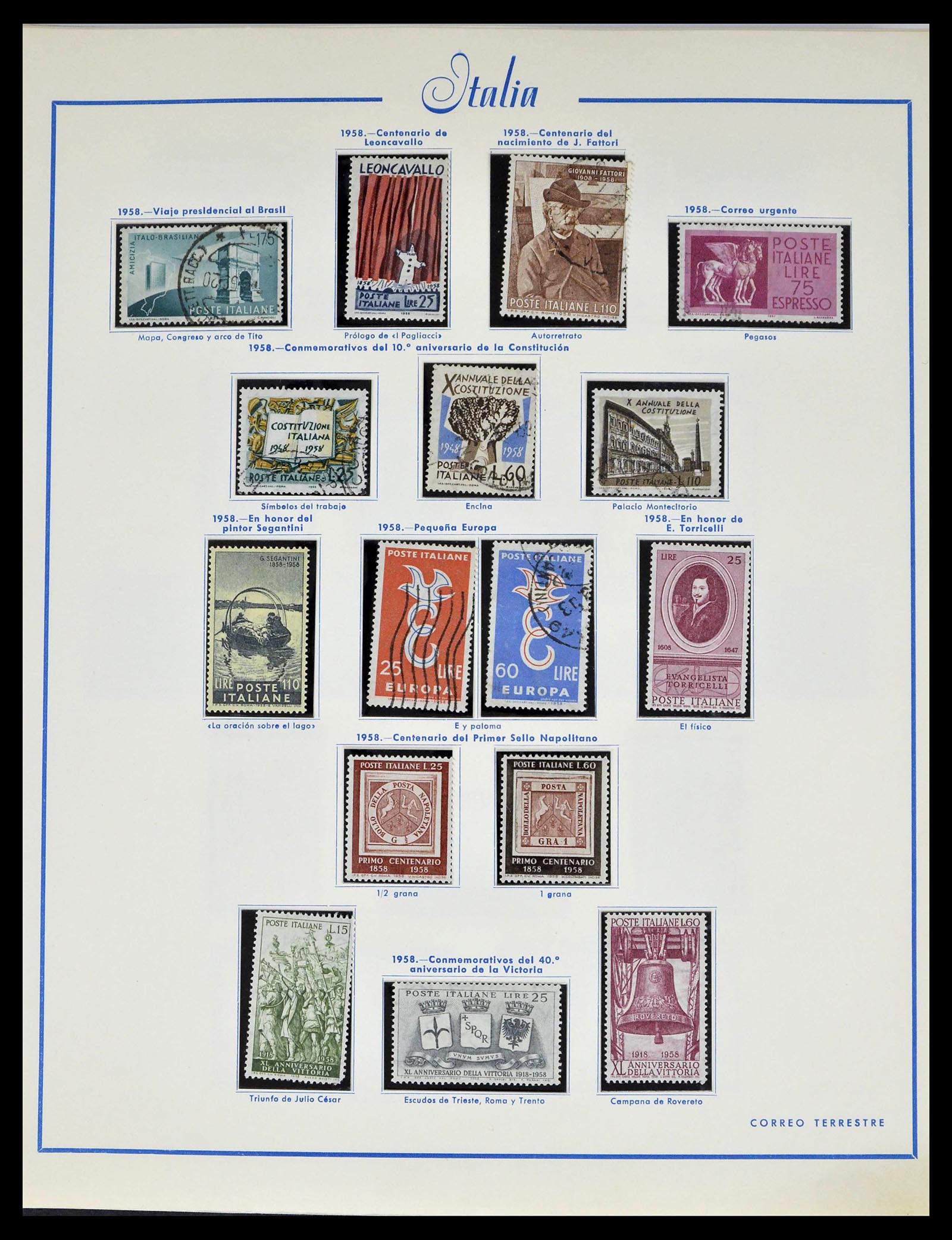 39242 0046 - Stamp collection 39242 Italy 1862-1980.